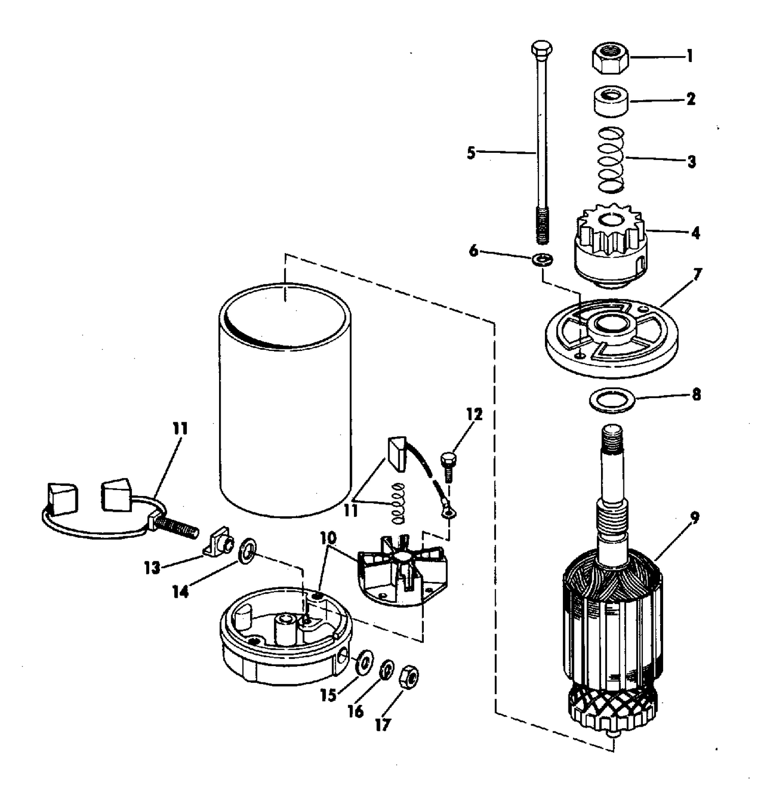 ELECTRIC STARTER AMERICAN BOSCH 10629-23-M030SM