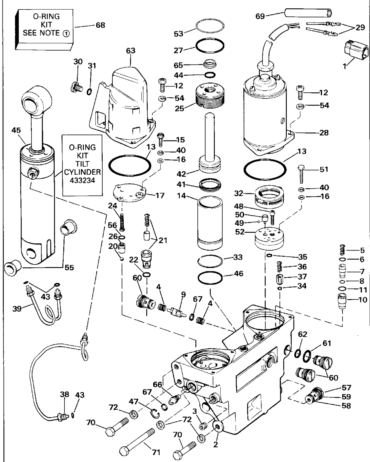 POWER TRIM/TILT HYDRAULIC ASSEMBLY