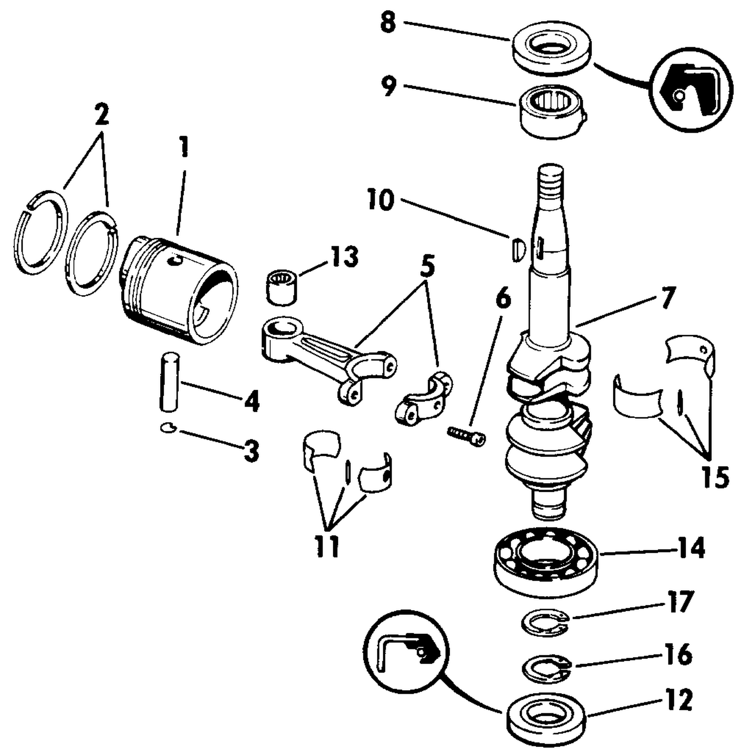 CRANKSHAFT & PISTON