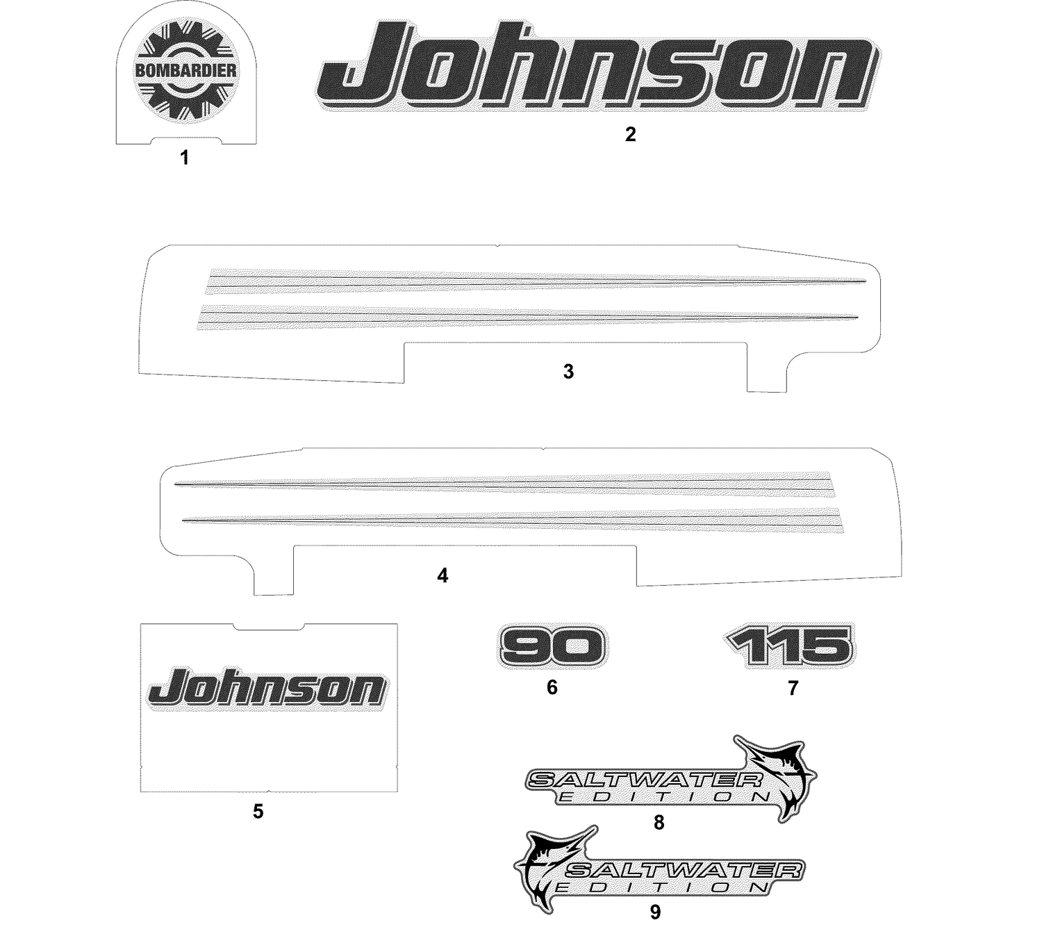 DECALS WHITE MODELS