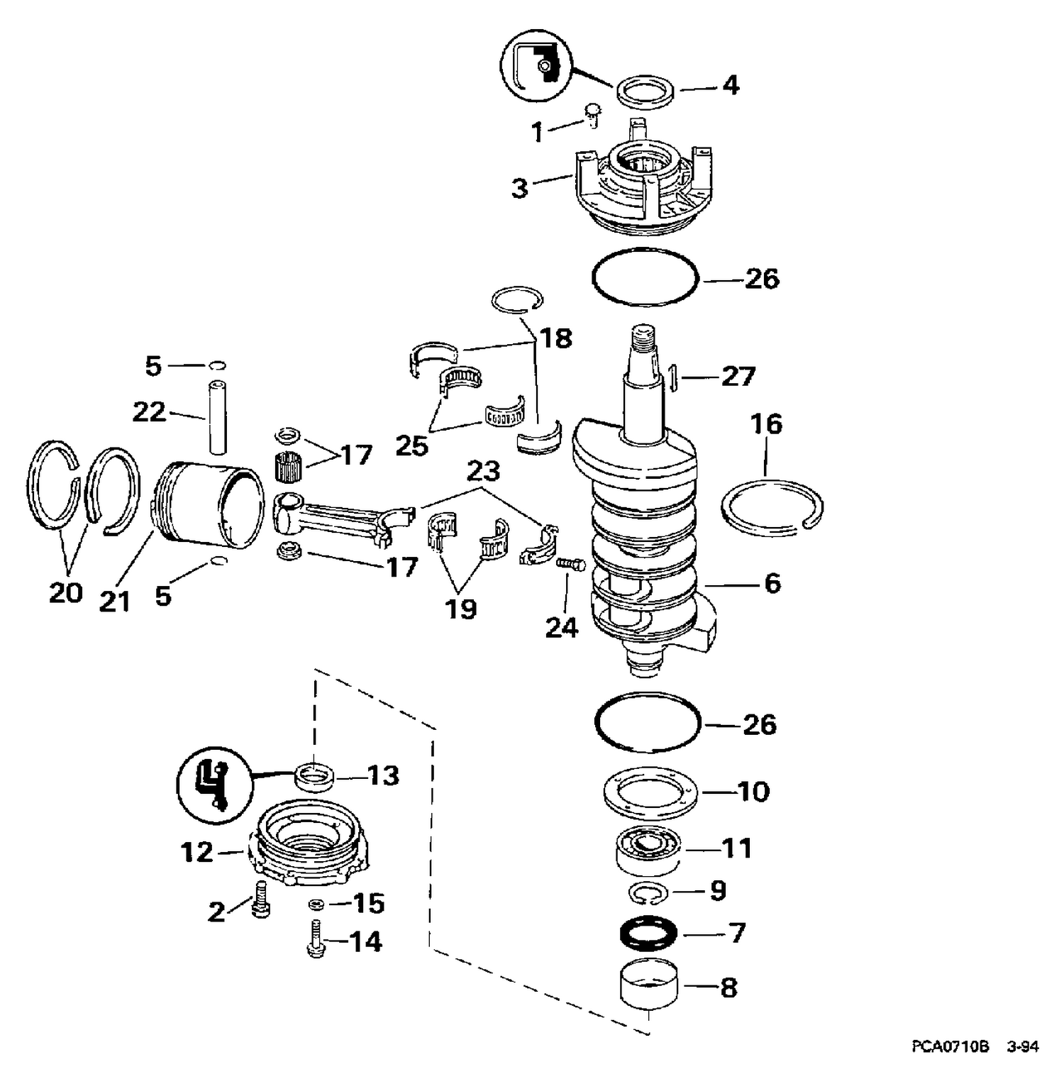 CRANKSHAFT & PISTON