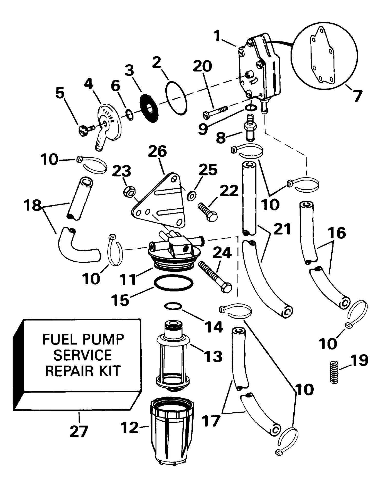 FUEL PUMP AND FILTER