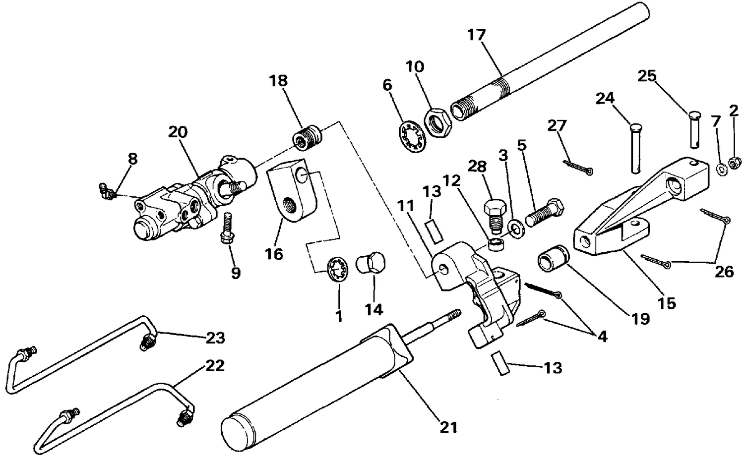 POWER STEERING CYLINDER