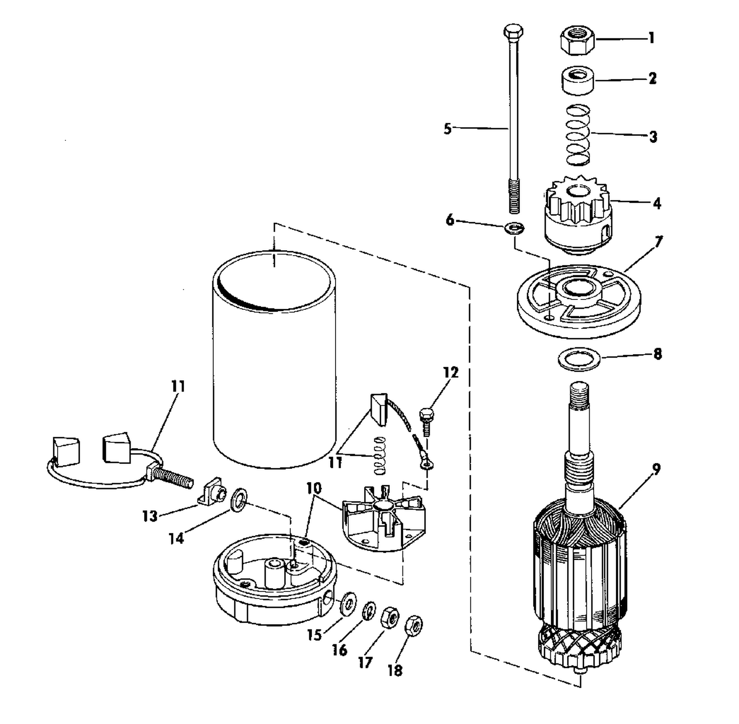 ELECTRIC STARTER AMERICAN BOSCH SMH 12C41