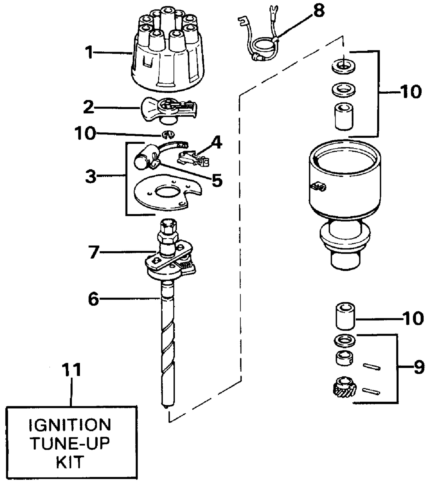 DISTRIBUTOR - PRESTOLITE IBM-7013C