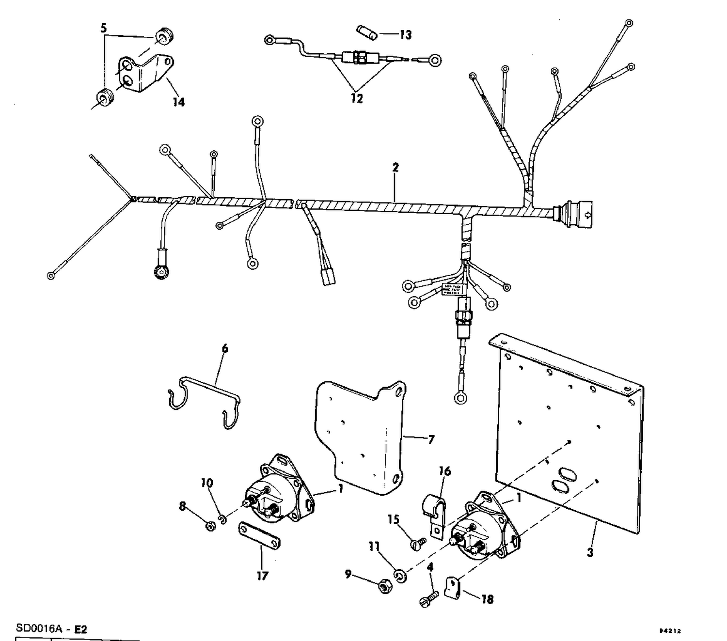 SOLENOIDS & CABLE ASSEMBLY GROUP