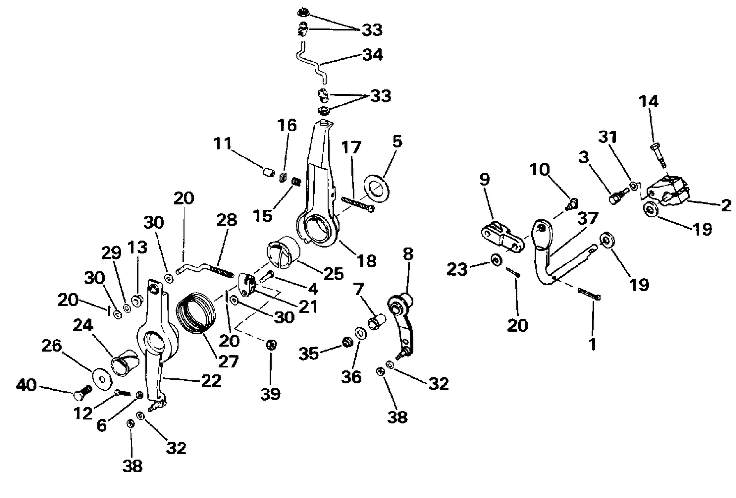 THROTTLE & SHIFT LINKAGE