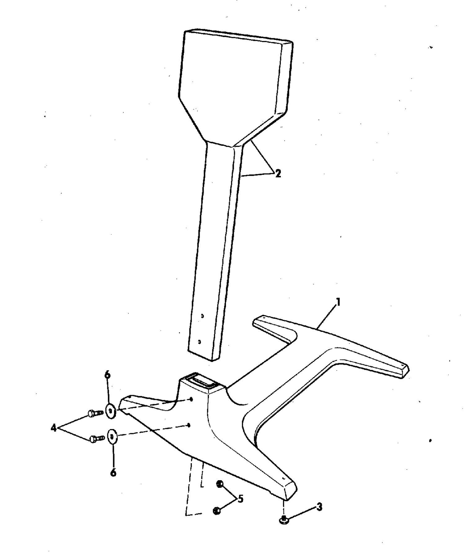 ENGINE DISPLAY STAND - SMALL ENGINE 6 - 35 HP