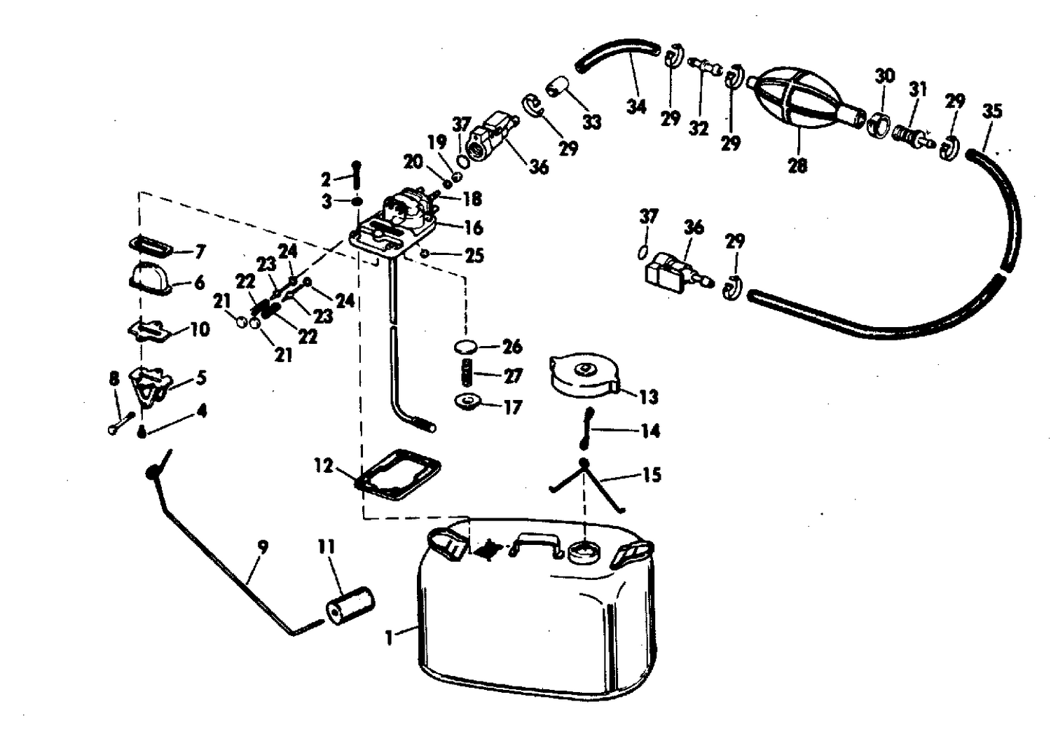 FUEL TANK - 6 GAL WITH GAUGE