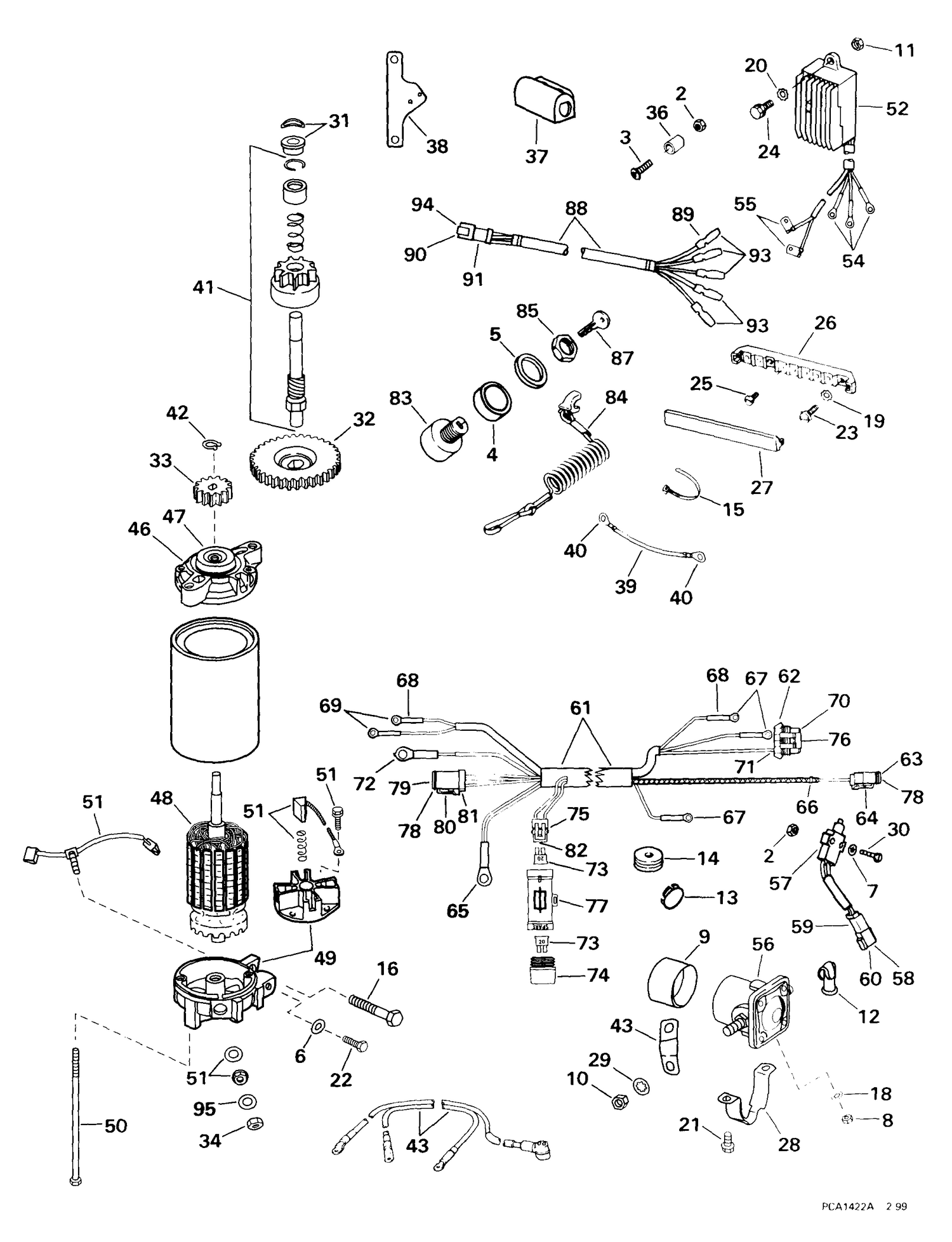 TILLER ELECTRIC START KIT -- 105