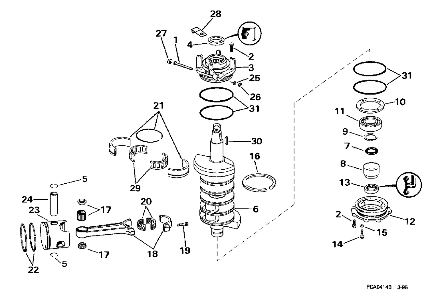 CRANKSHAFT & PISTON