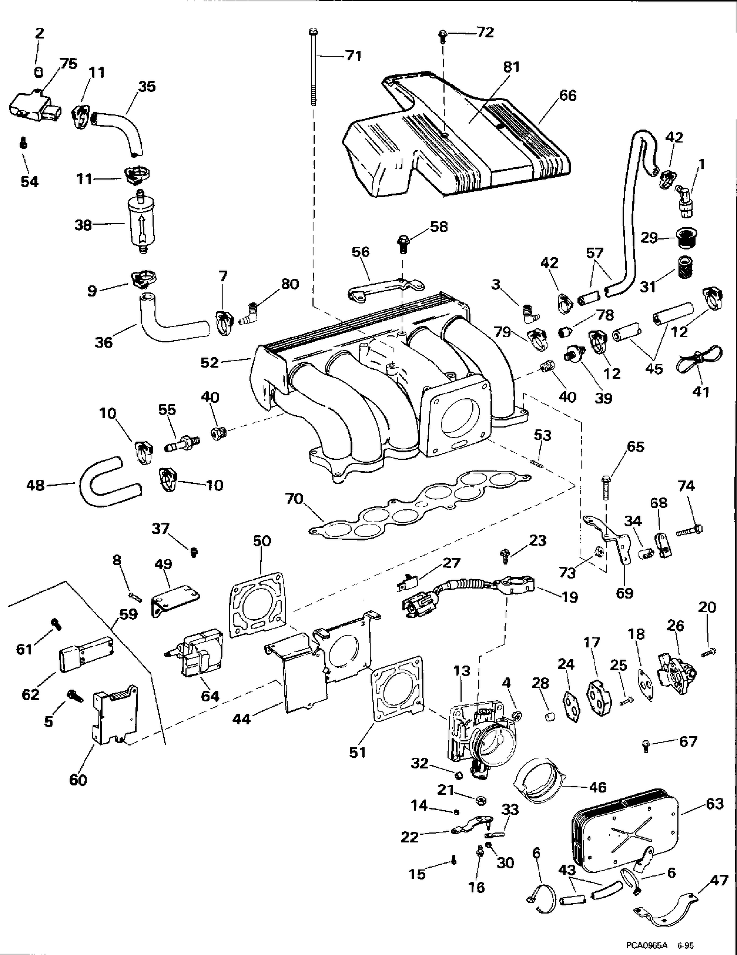 UPPER INTAKE MANIFOLD - 5.0 LITRE
