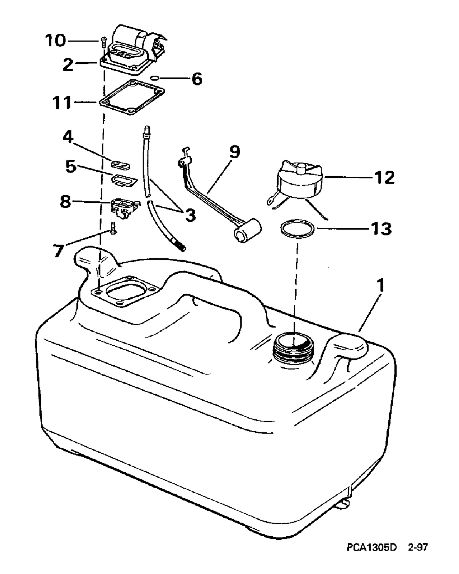 FUEL TANK - 6 GALLON