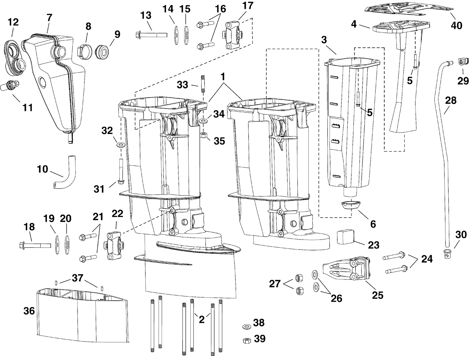 EXHAUST HOUSING
