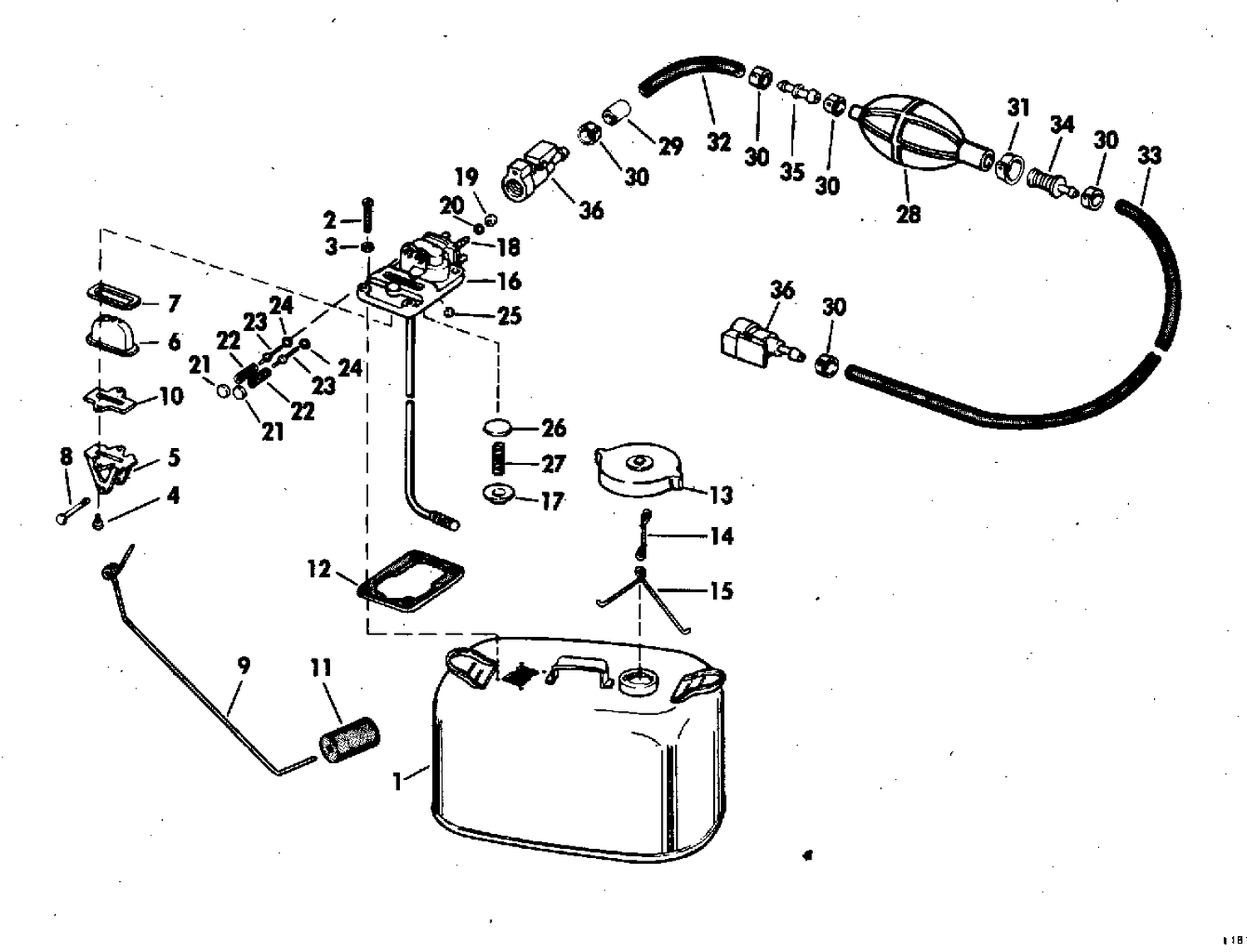 FUEL TANK - 6 GALLON
