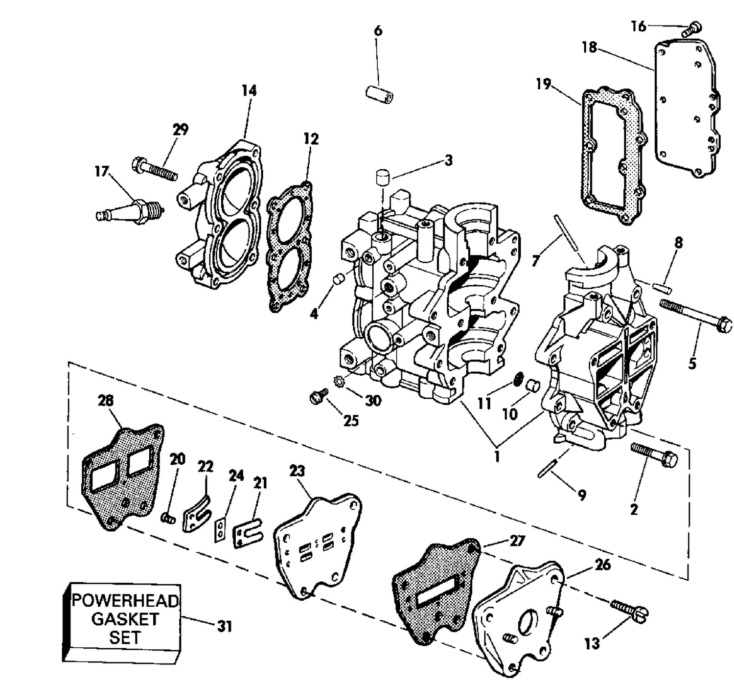 CYLINDER, CRANKCASE, & INTAKE MANIFOLD
