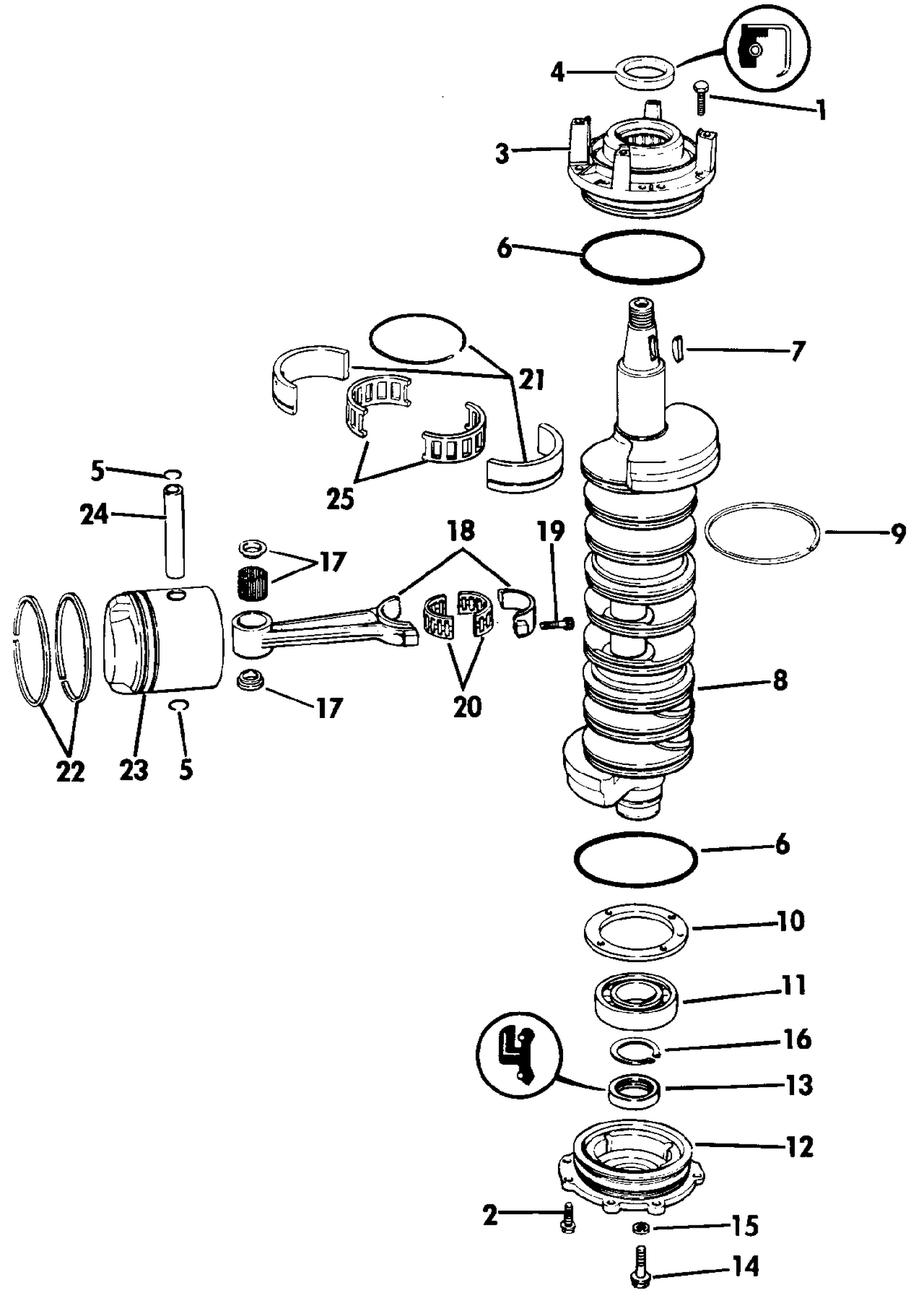 CRANKSHAFT & PISTON