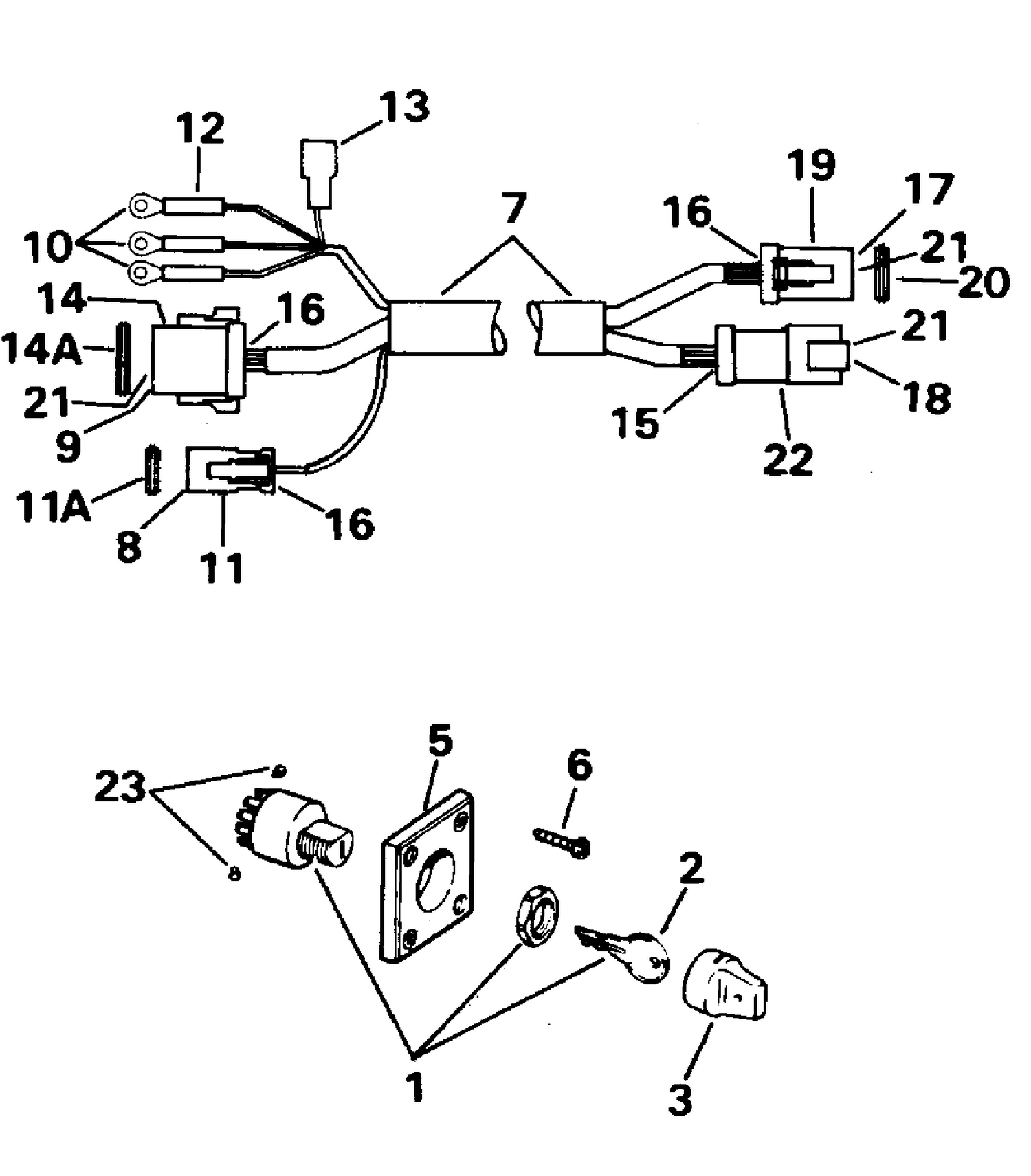 IGNITION SWITCH & CABLE