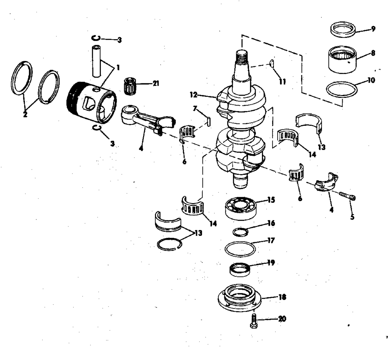 CRANKSHAFT & PISTON