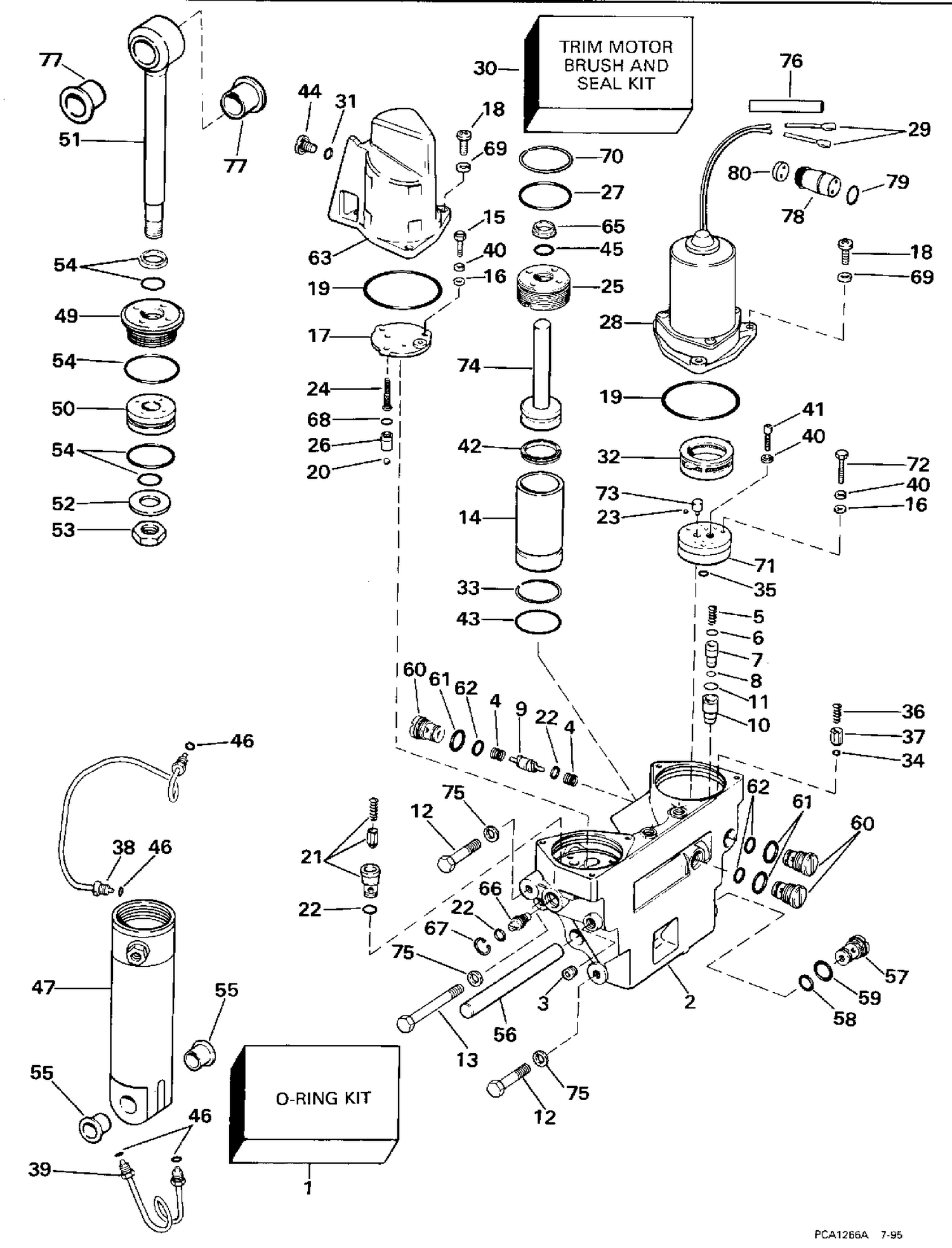 POWER TRIM/TILT HYDRAULIC ASSEMBLY
