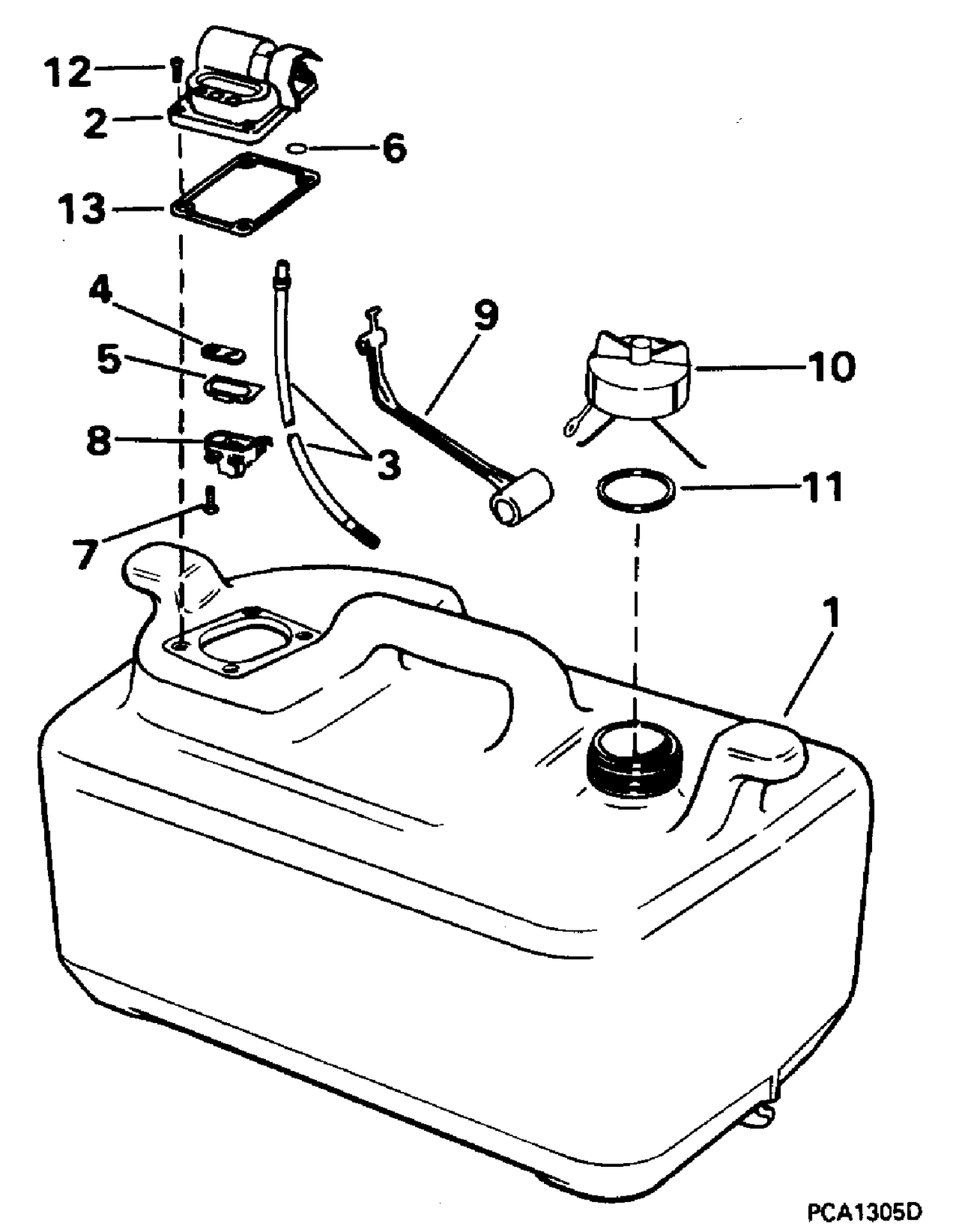 FUEL TANK - 6 GALLON
