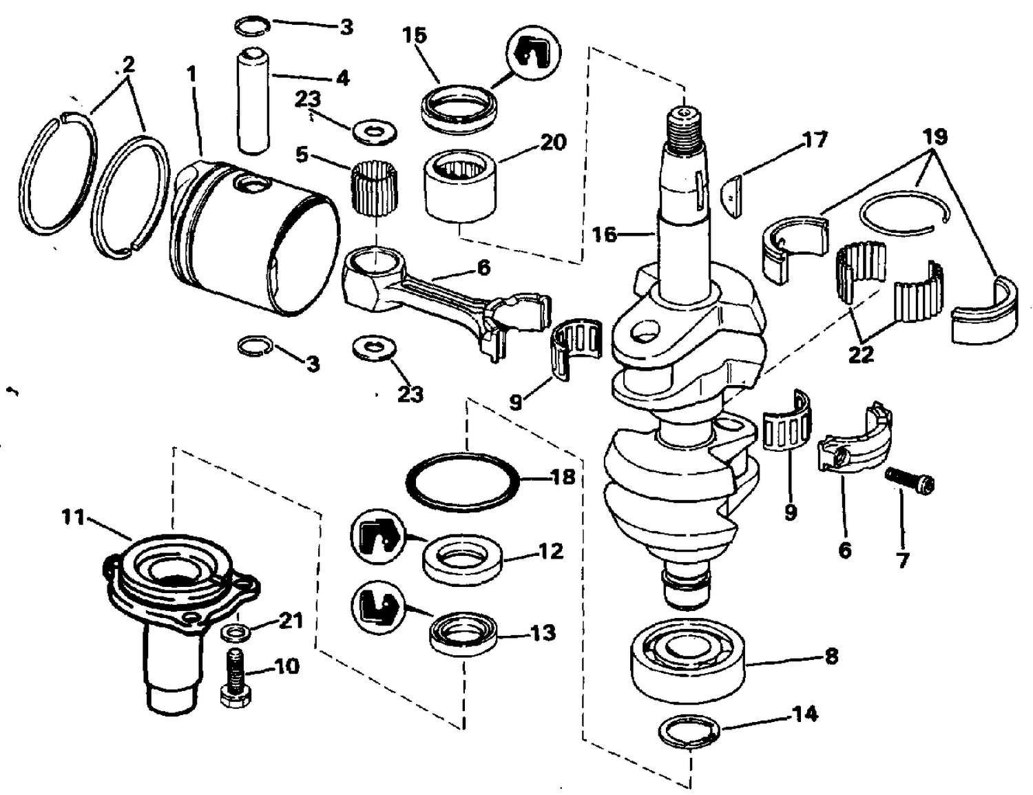 CRANKSHAFT & PISTON
