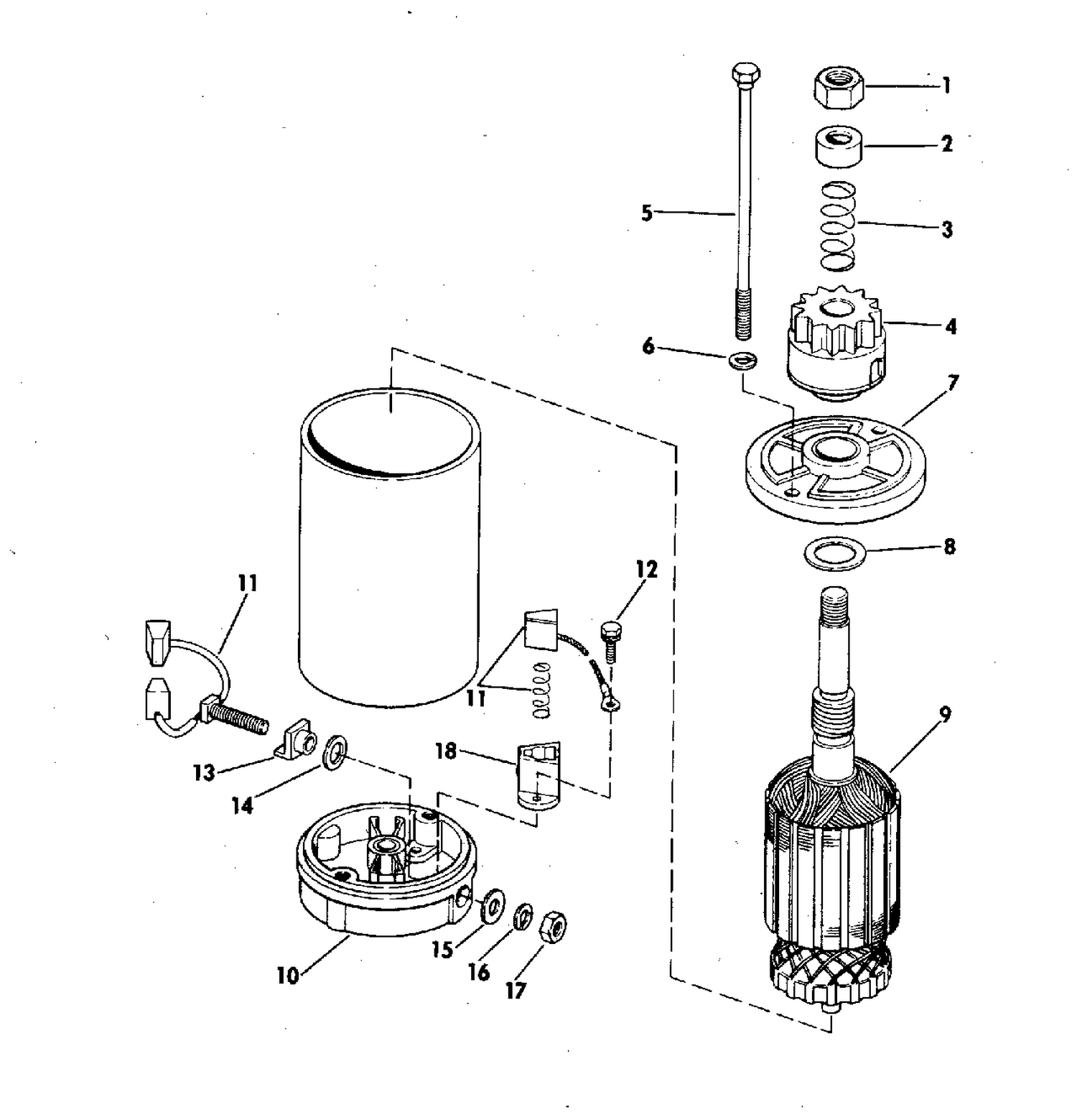 ELECTRIC STARTER AMERICAN BOSCH SMH 12B41 & SMH 12B43