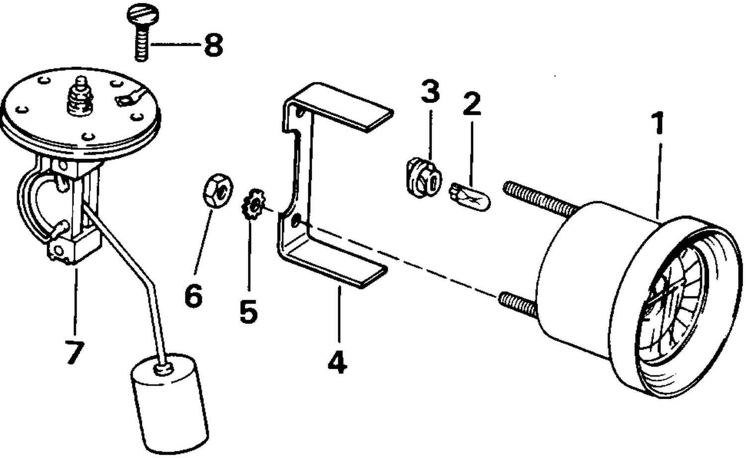 OIL LEVEL GAUGE & SENDING UNIT - ALL VRO 2 OIL TANKS