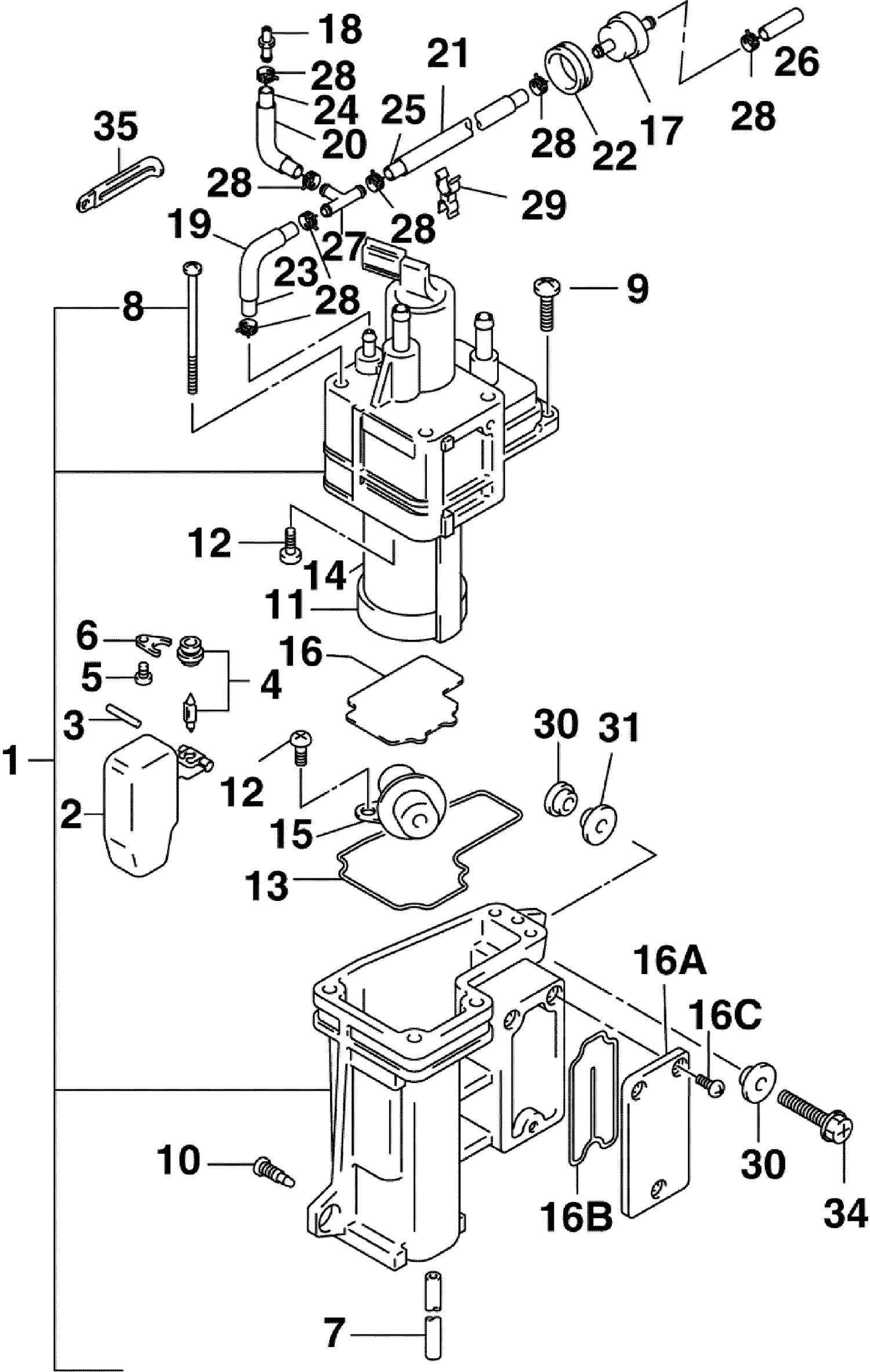 FUEL VAPOR SEPARATOR