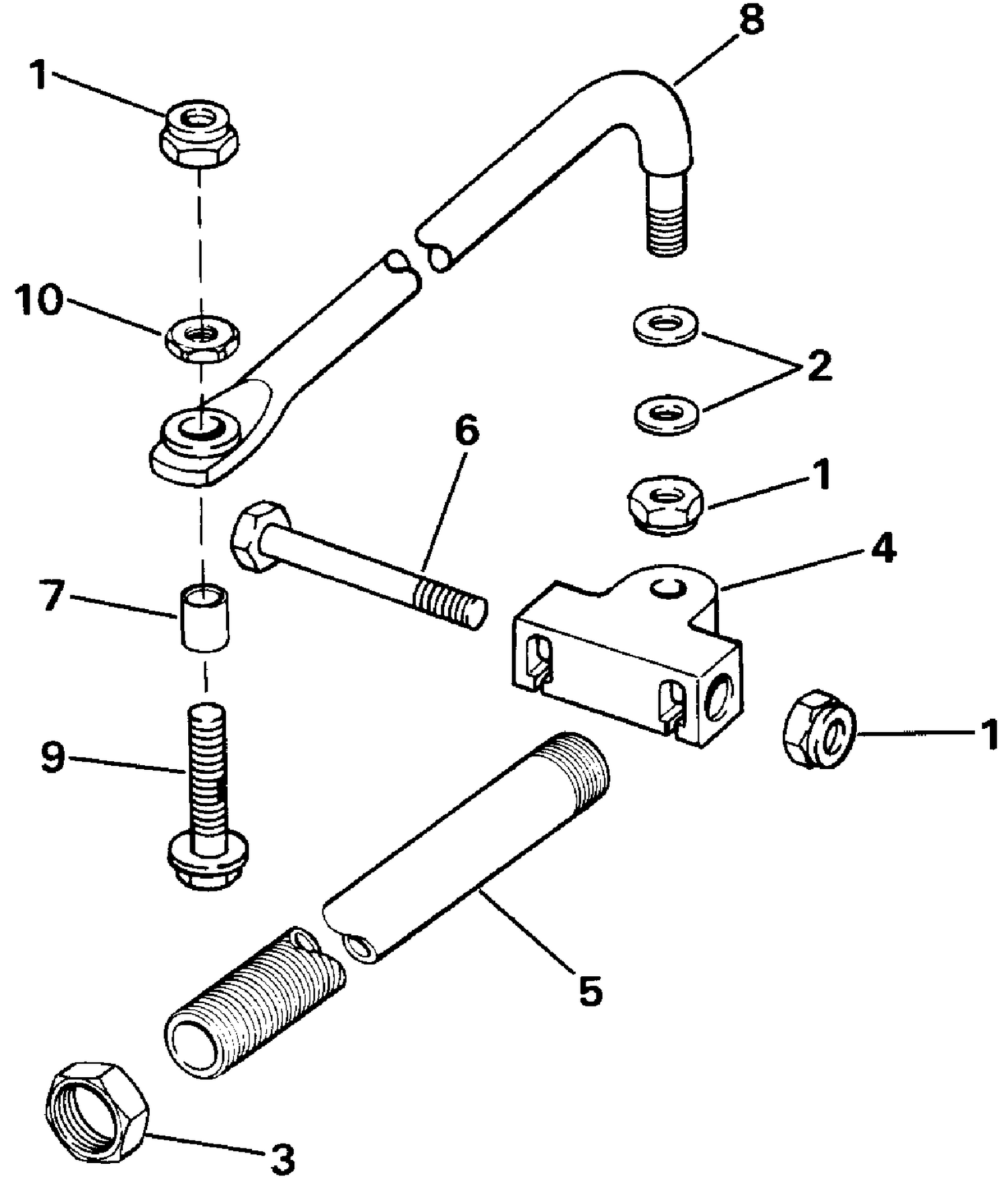 DUAL CABLE STEERING CONNECTOR KIT-PARALLEL ENTRY