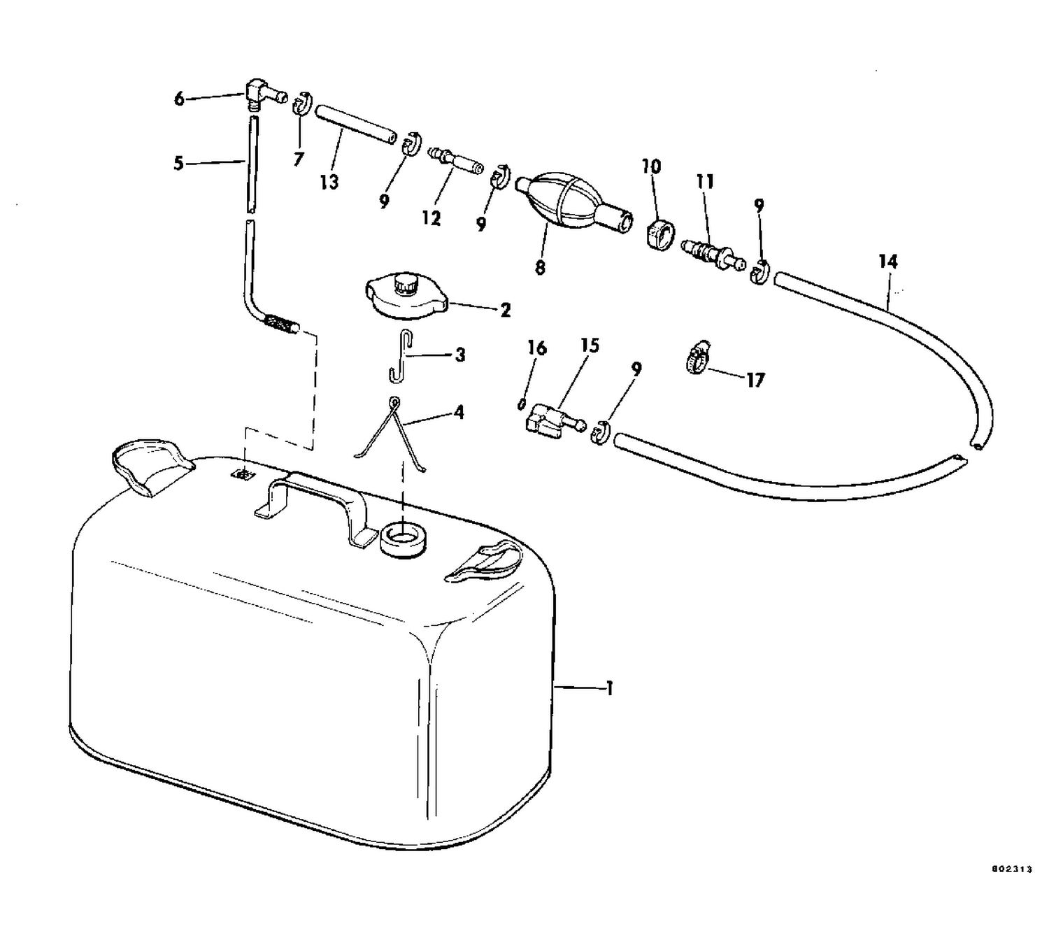 FUEL TANK - 6 GAL