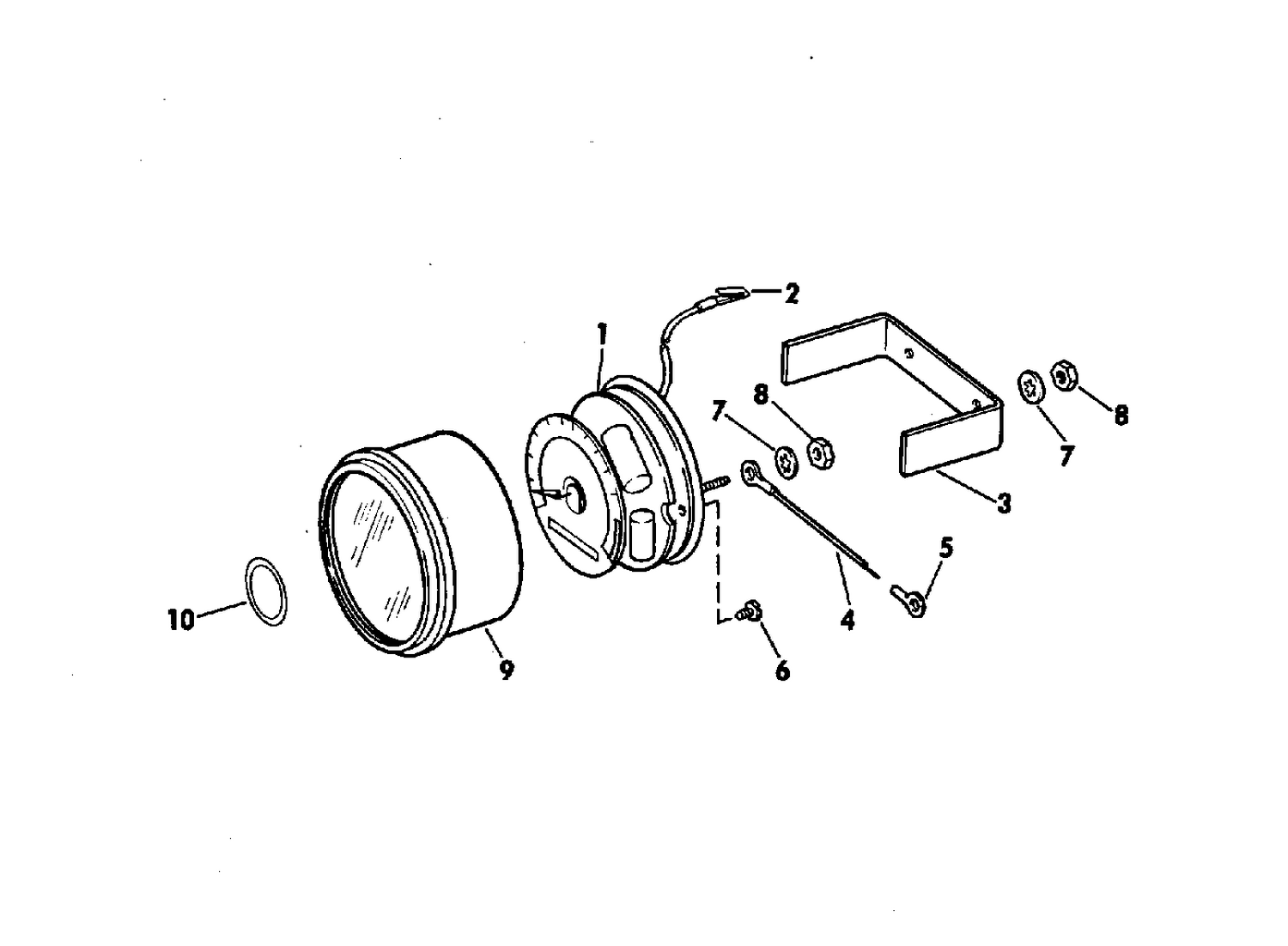 FLUSH MOUNT TACHOMETER GROUP