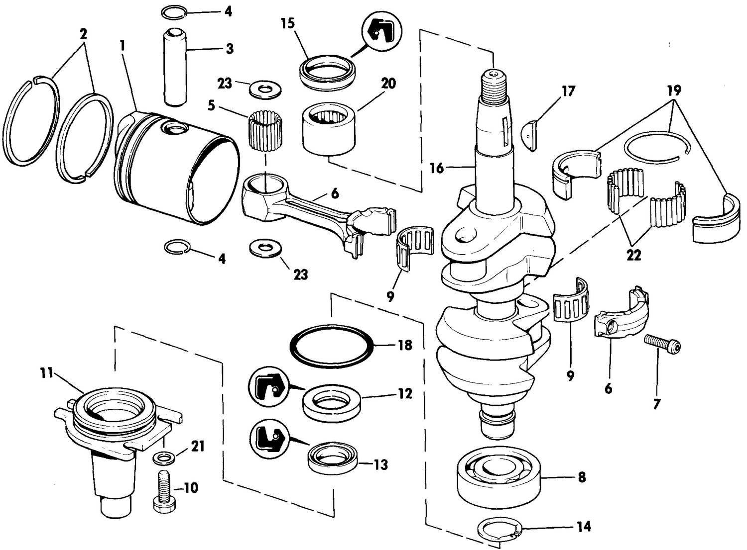 CRANKSHAFT & PISTON