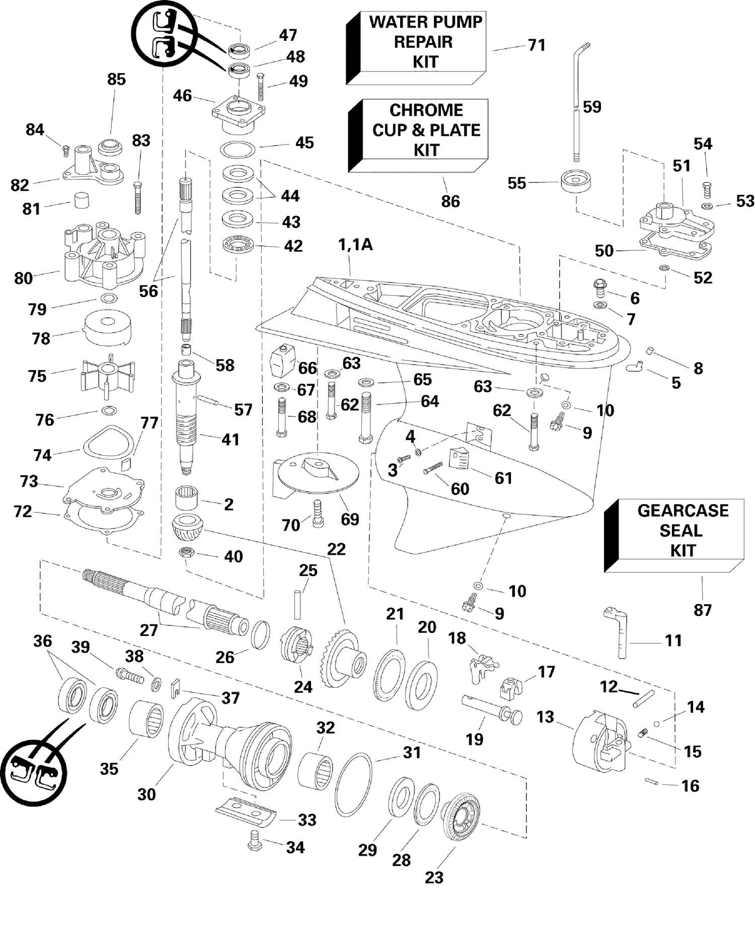 GEARCASE - PL, GL MODELS