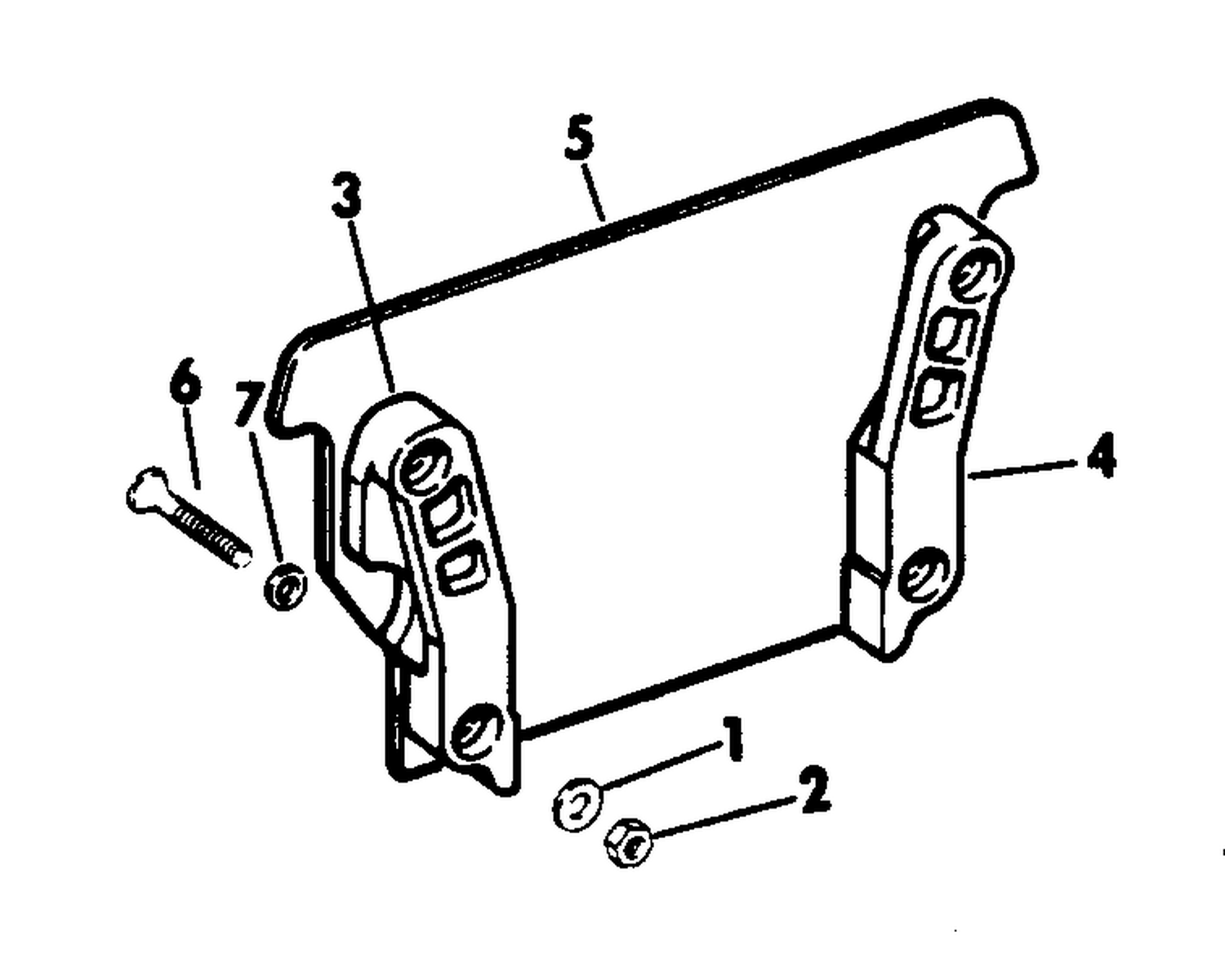 DISPLAY STAND ADAPTER KIT 70-75 SHORT SHAFT