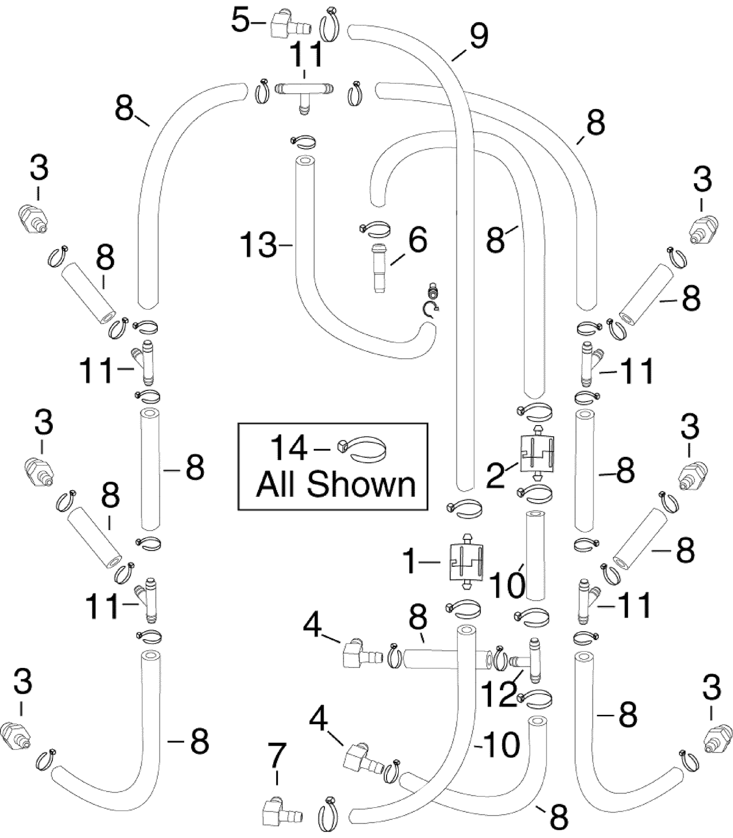 OIL RECIRCULATION HOSES