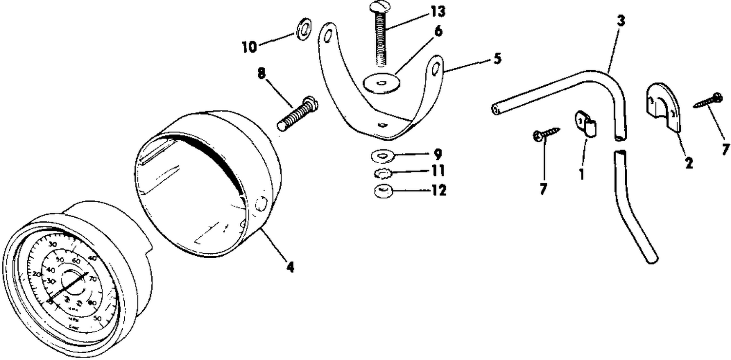 SPEEDOMETER KIT - POD MOUNT