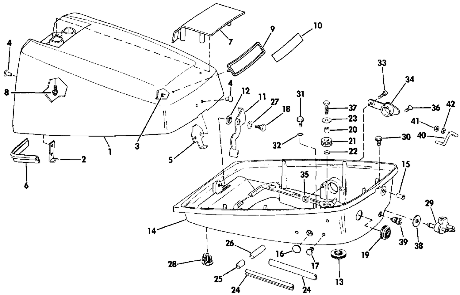 ENGINE COVER - JOHNSON