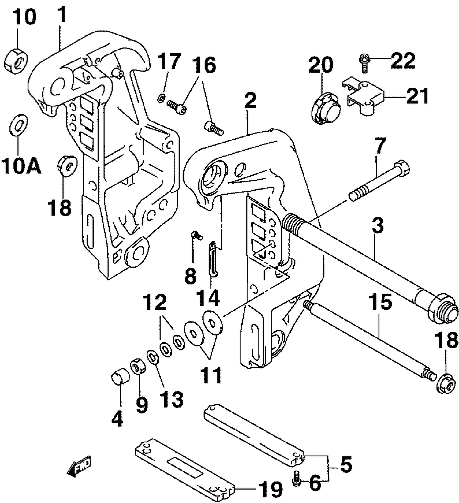 STERN BRACKET