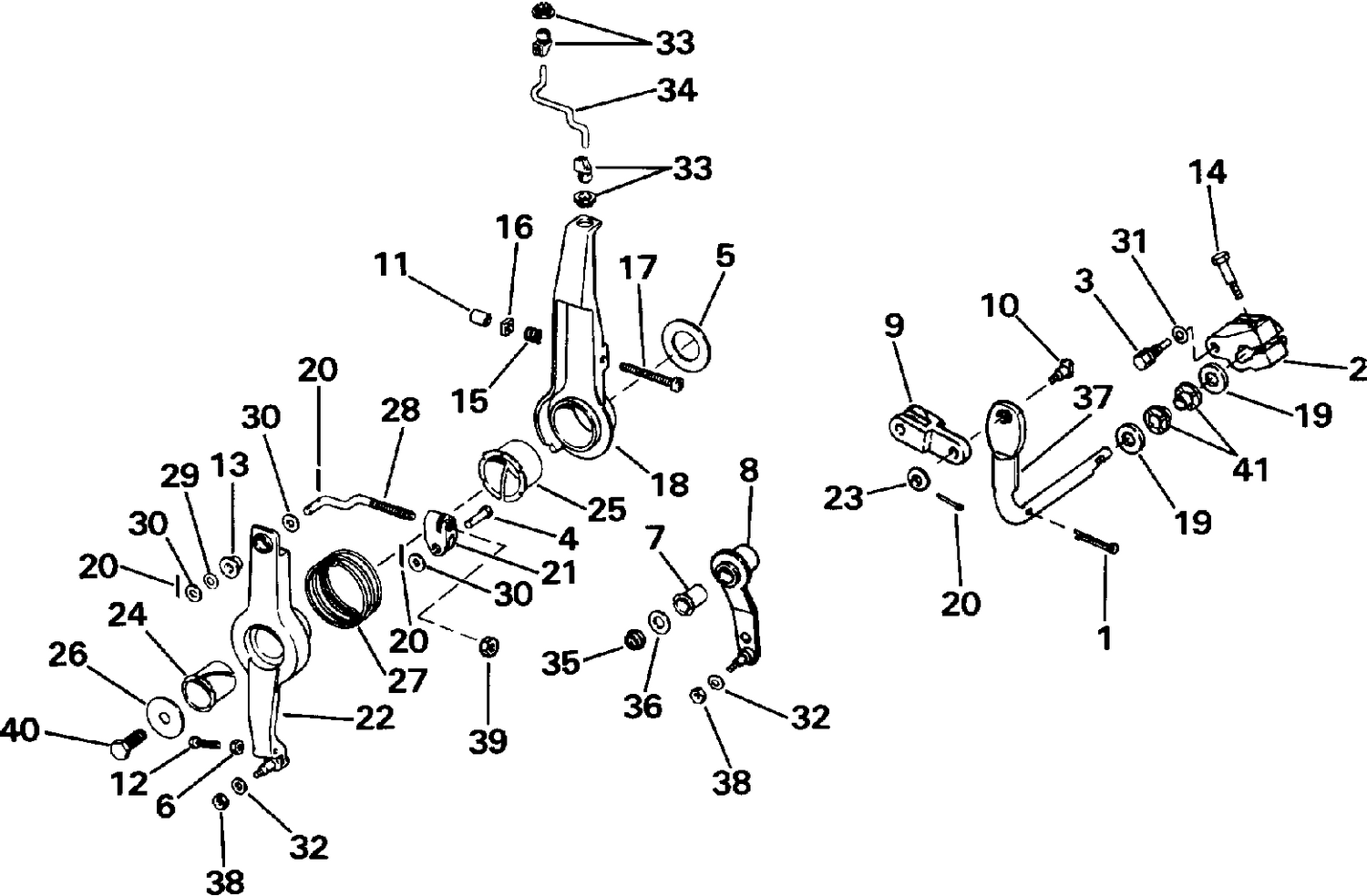 THROTTLE & SHIFT LINKAGE