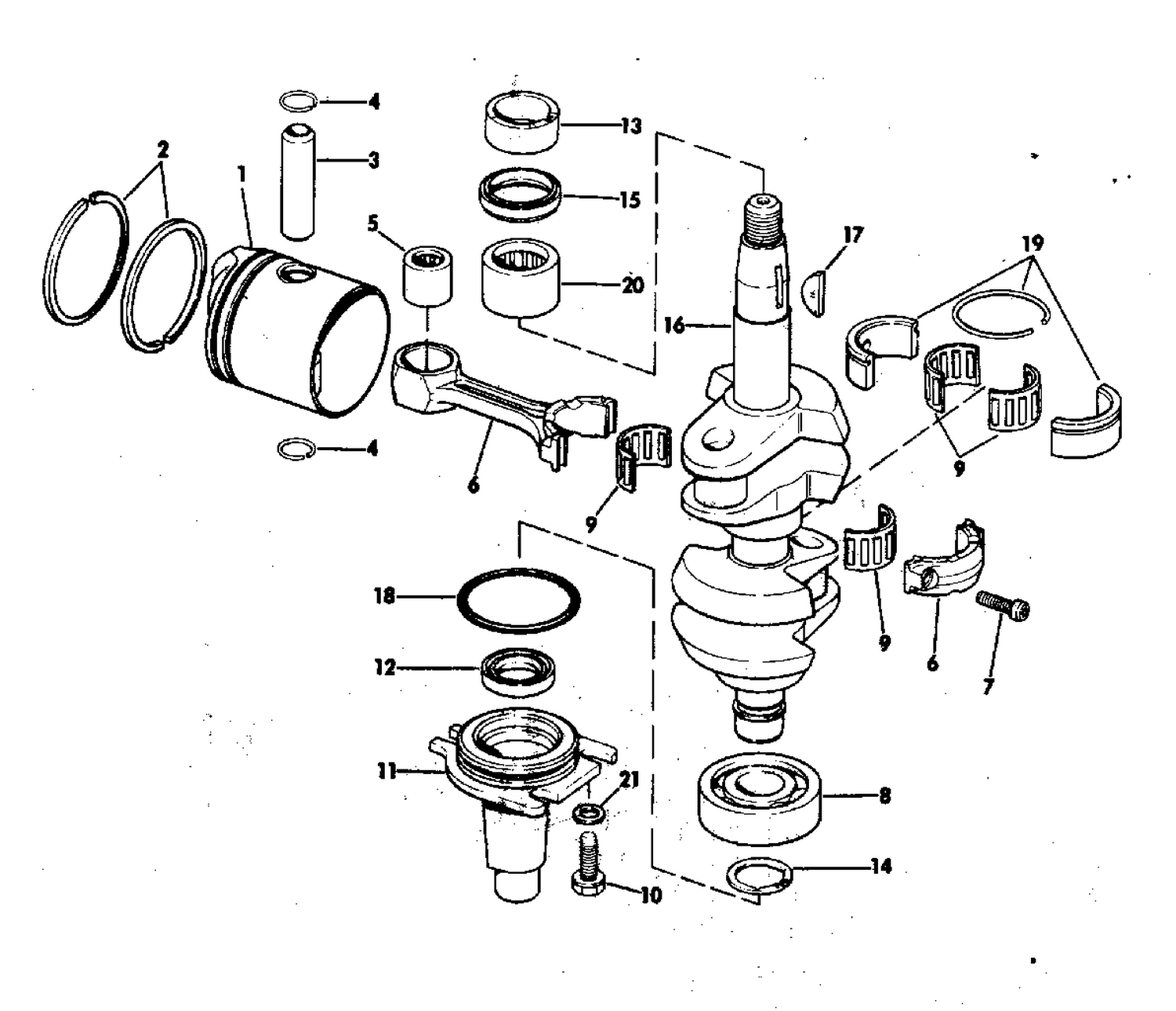 CRANKSHAFT & PISTON