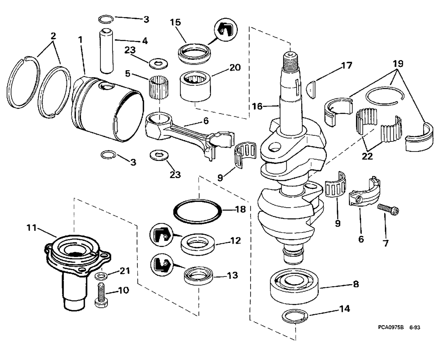 CRANKSHAFT & PISTON