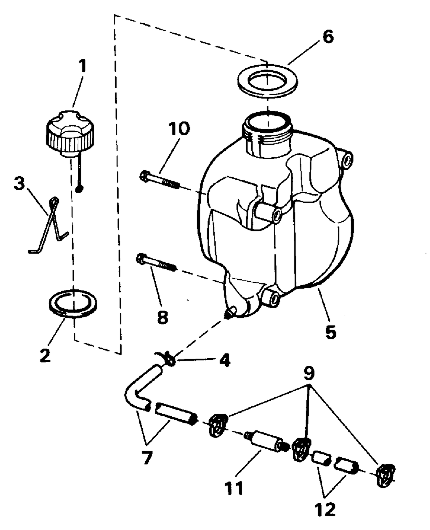 FUEL TANK - INTEGRAL TANK MODELS ONLY (3R, 4BR)