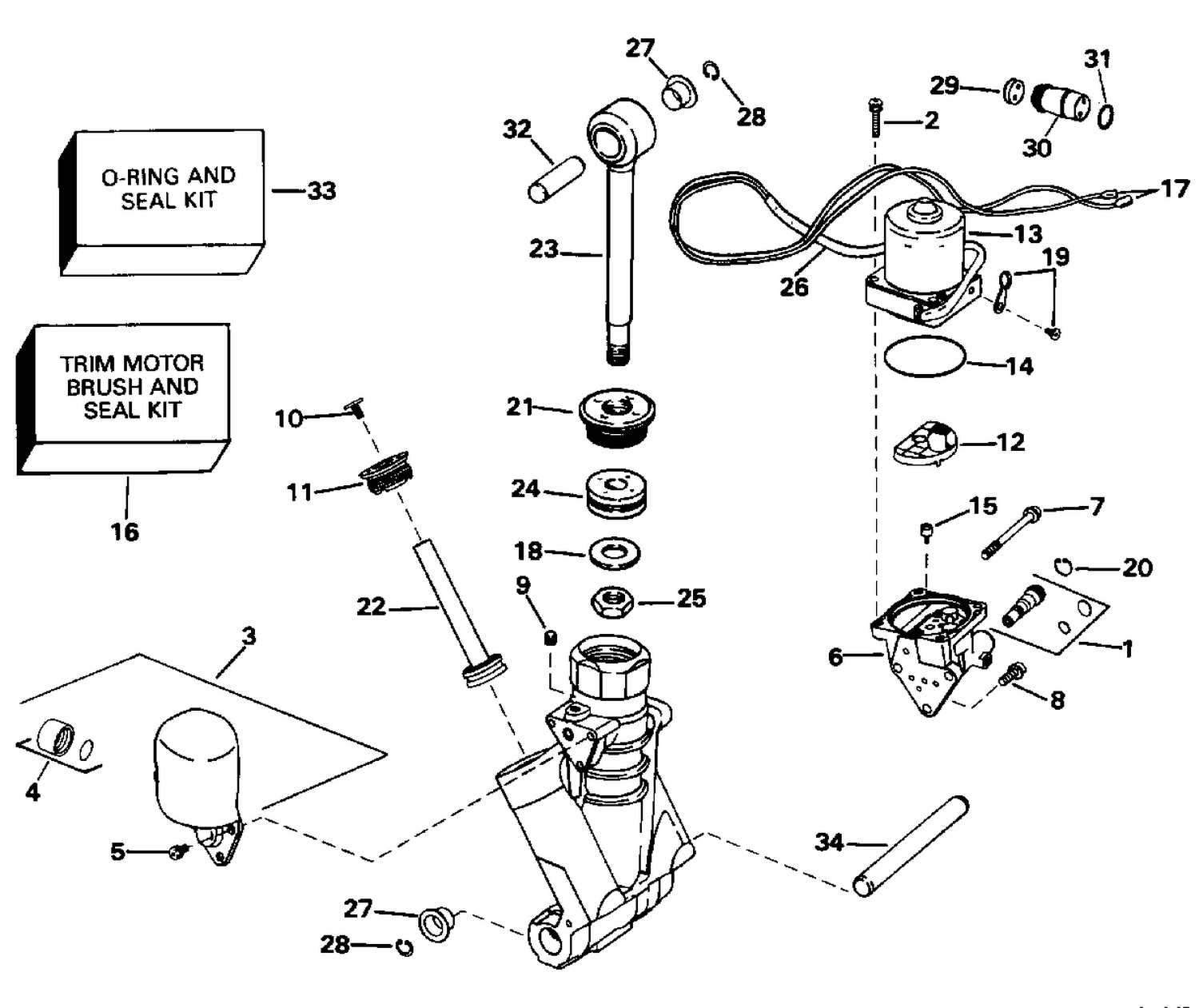 POWER TRIM/TILT HYDRAULIC ASSEMBLY