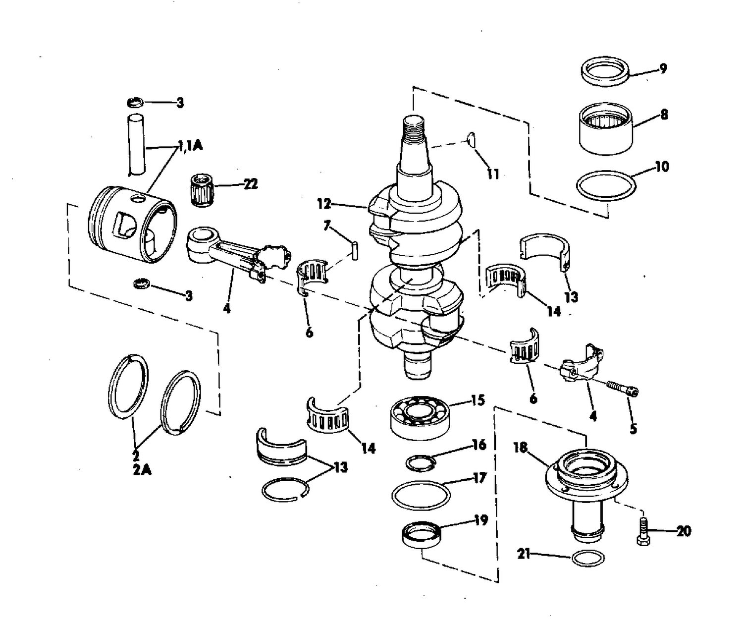 CRANKSHAFT & PISTON