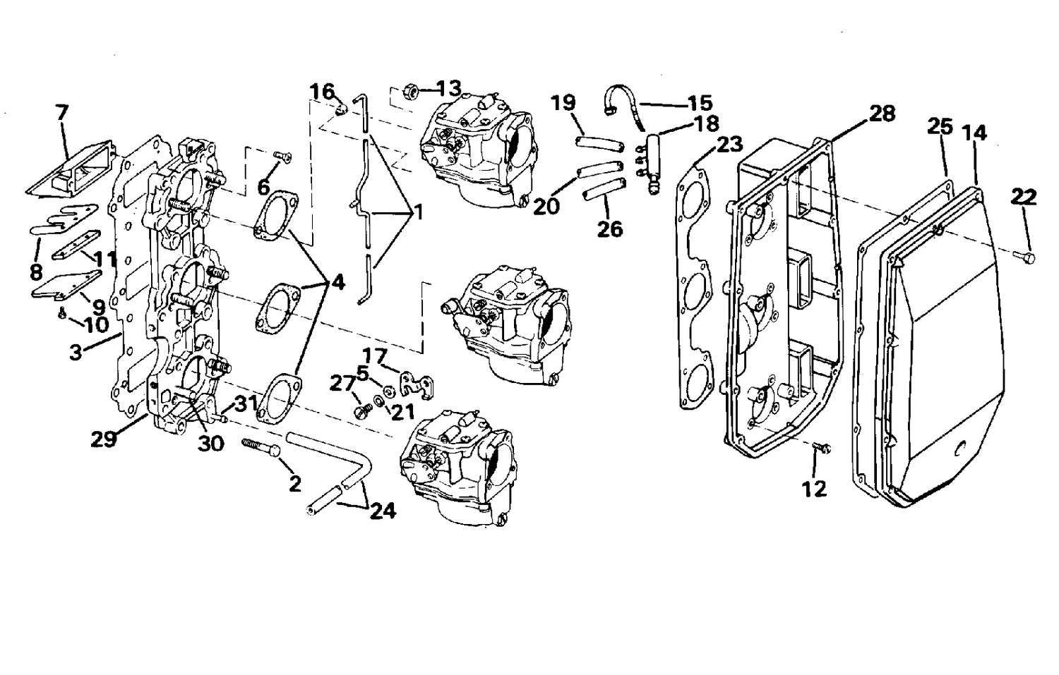 INTAKE MANIFOLD AND AIR SILENCER