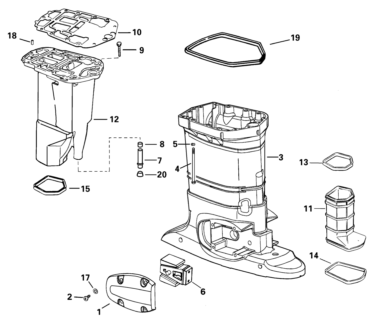 EXHAUST HOUSING