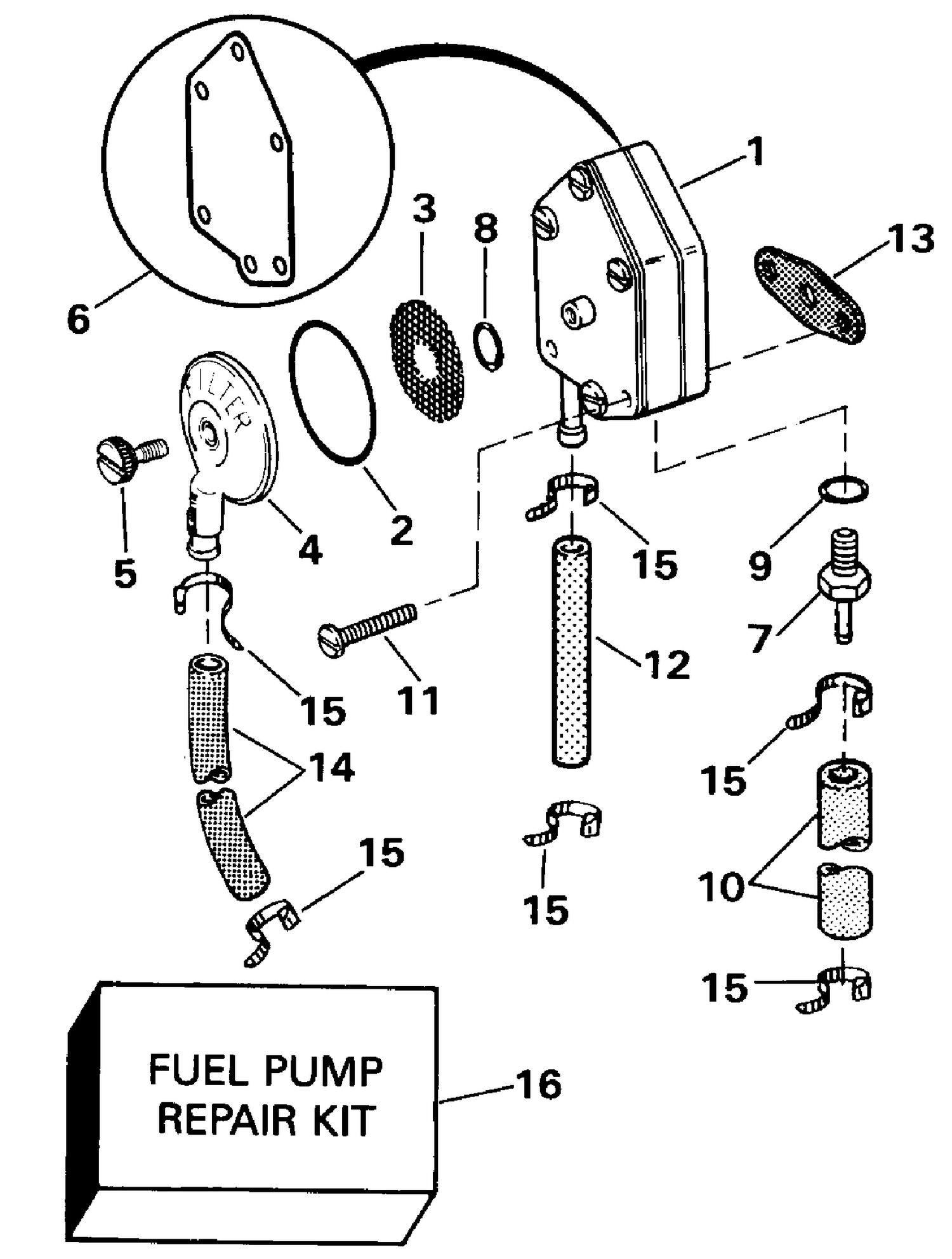 FUEL PUMP - LATE PRODUCTION