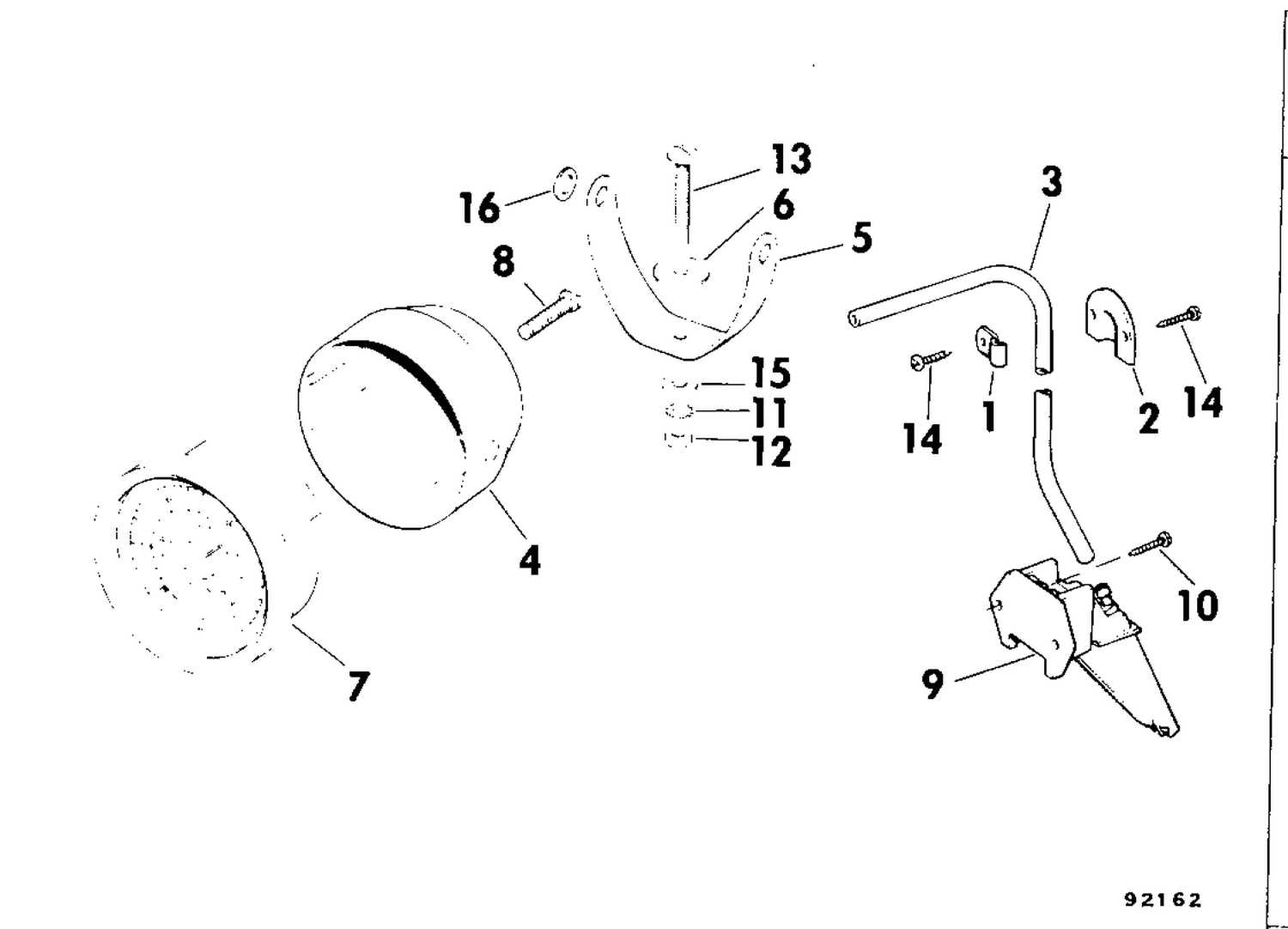SPEEDOMETER KIT-POD MOUNT