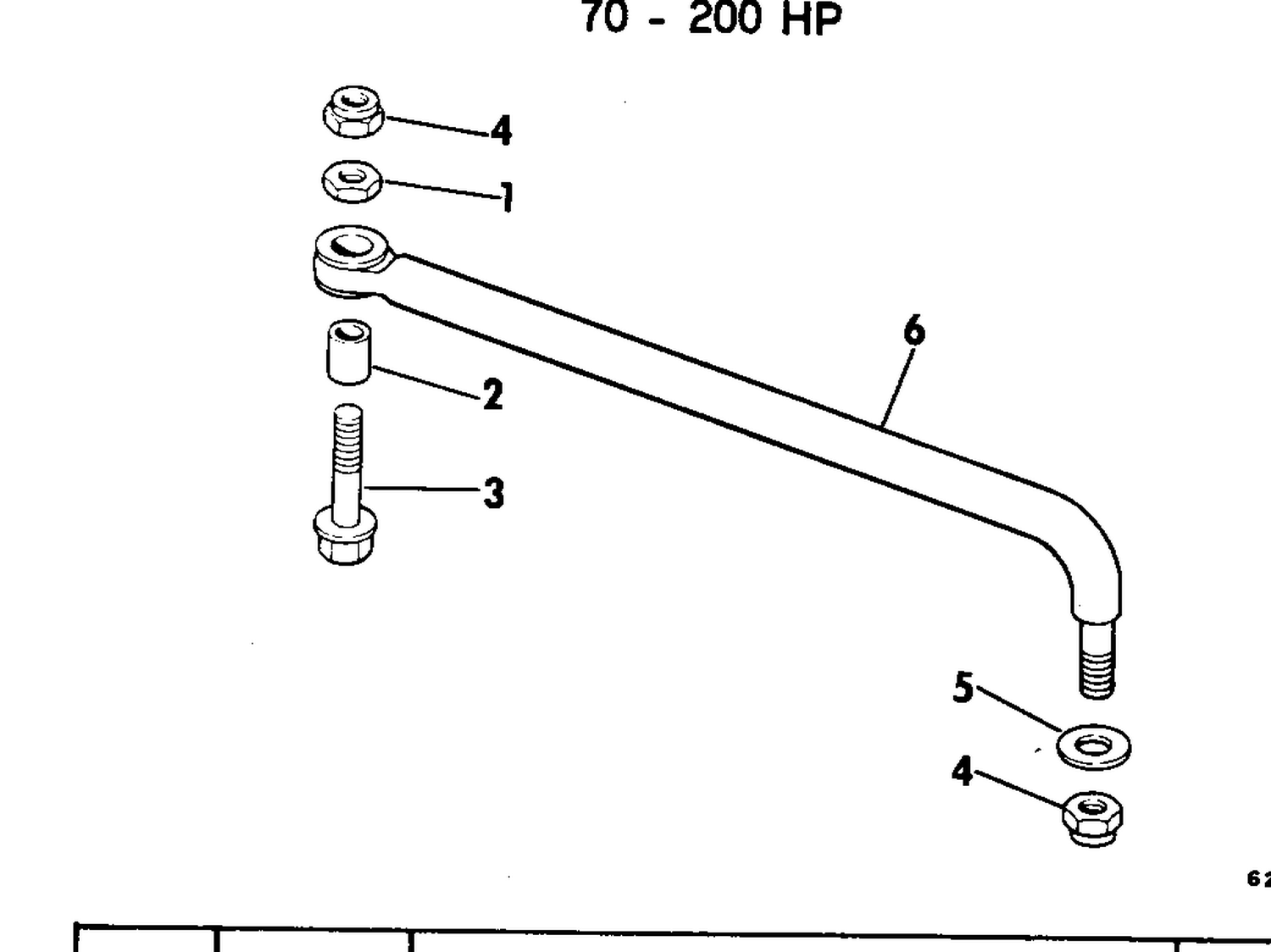 STEERING CONNECTOR KIT-ROTAMATIC II 70 - 200 H.P.